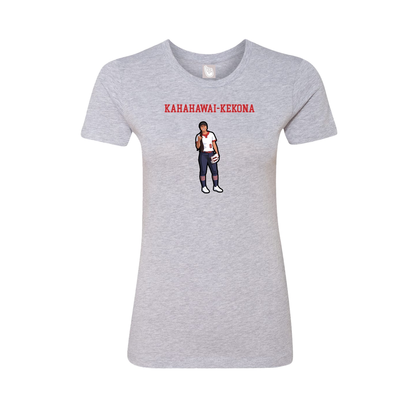 Fitted Women's Tee — Shirsey in Grey