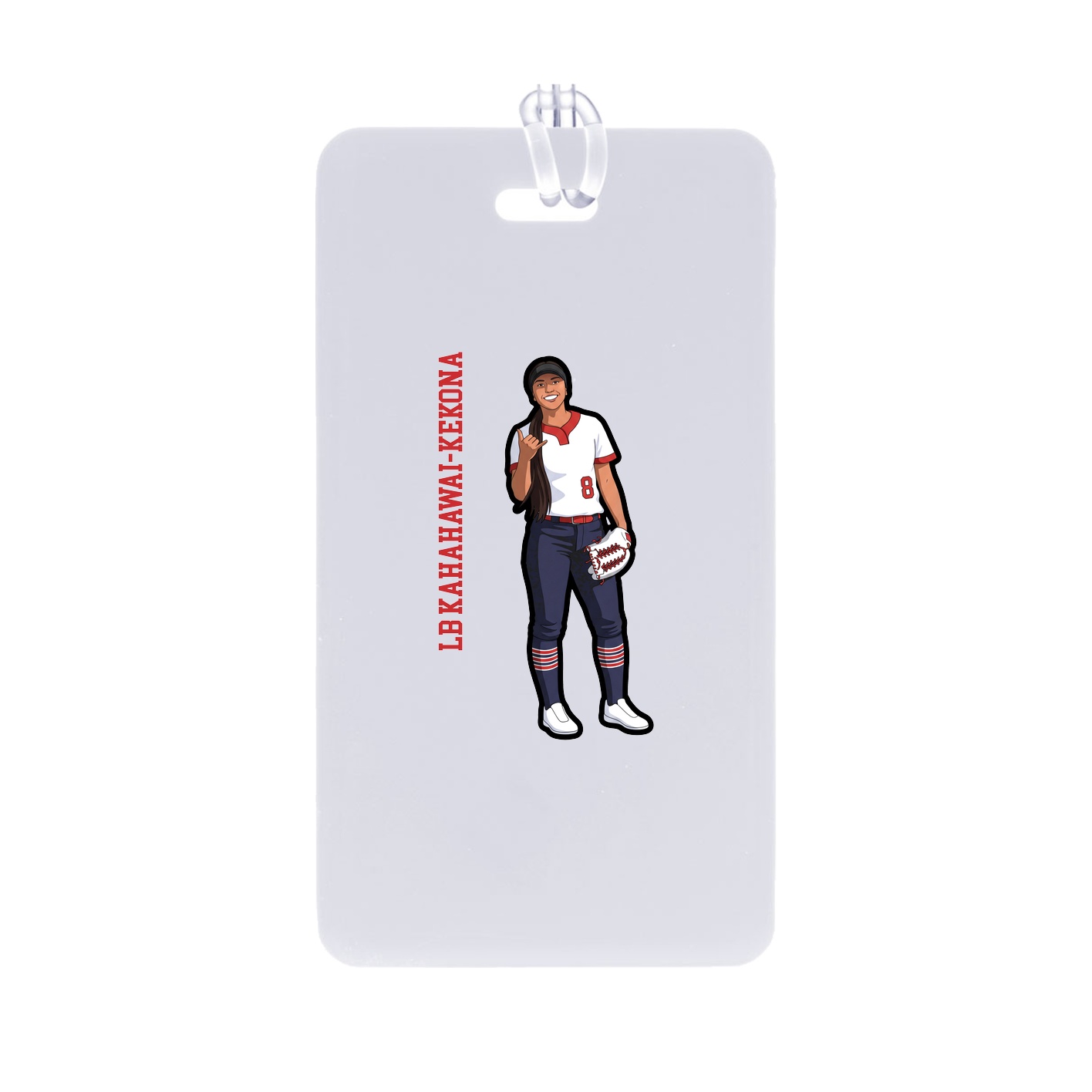 Bag Tag — Name Vertical in Classic