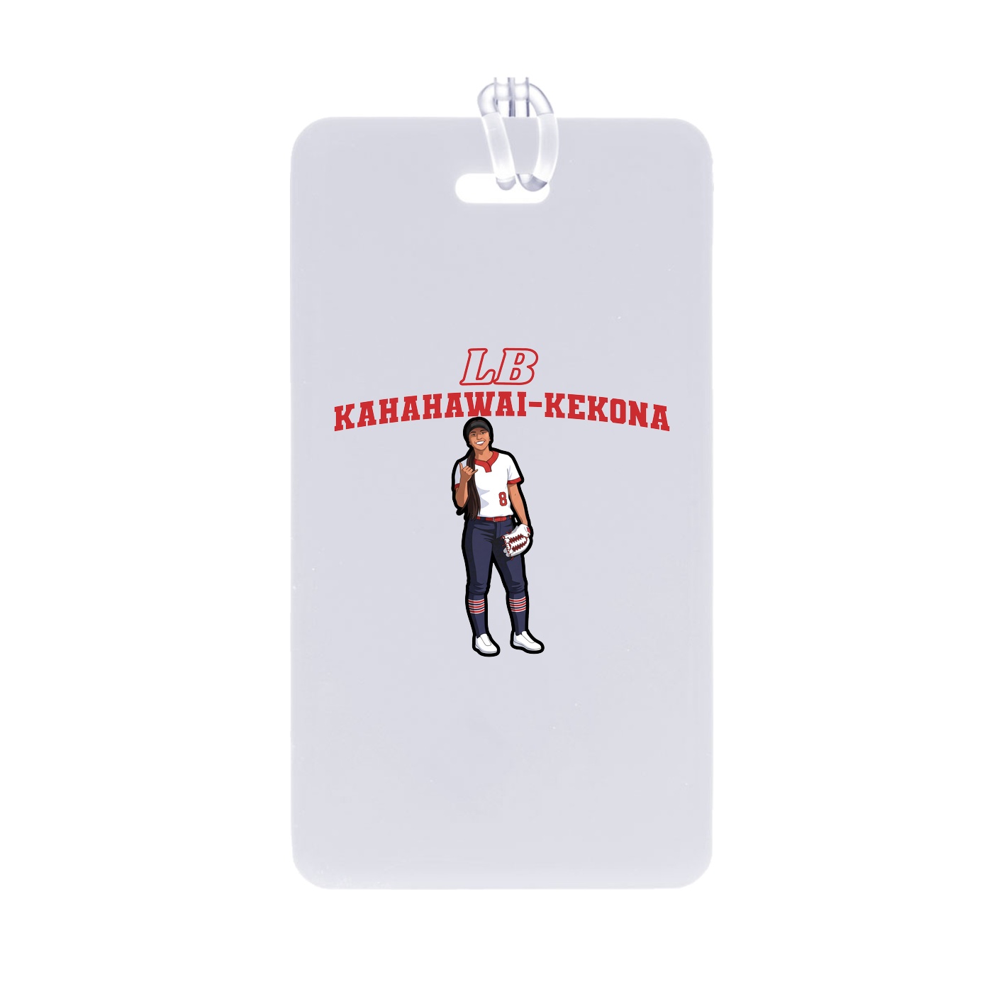 Bag Tag — Name Arch in Classic