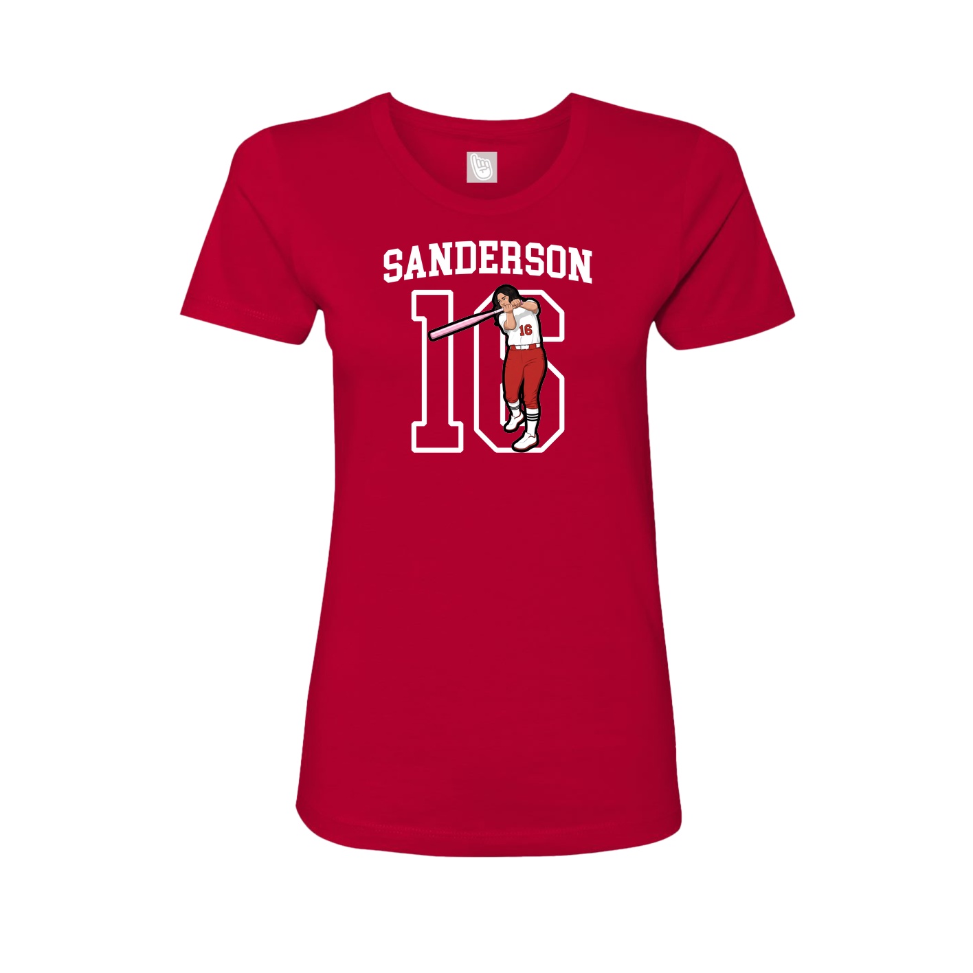 Fitted Women's Tee — Shirsey in Red