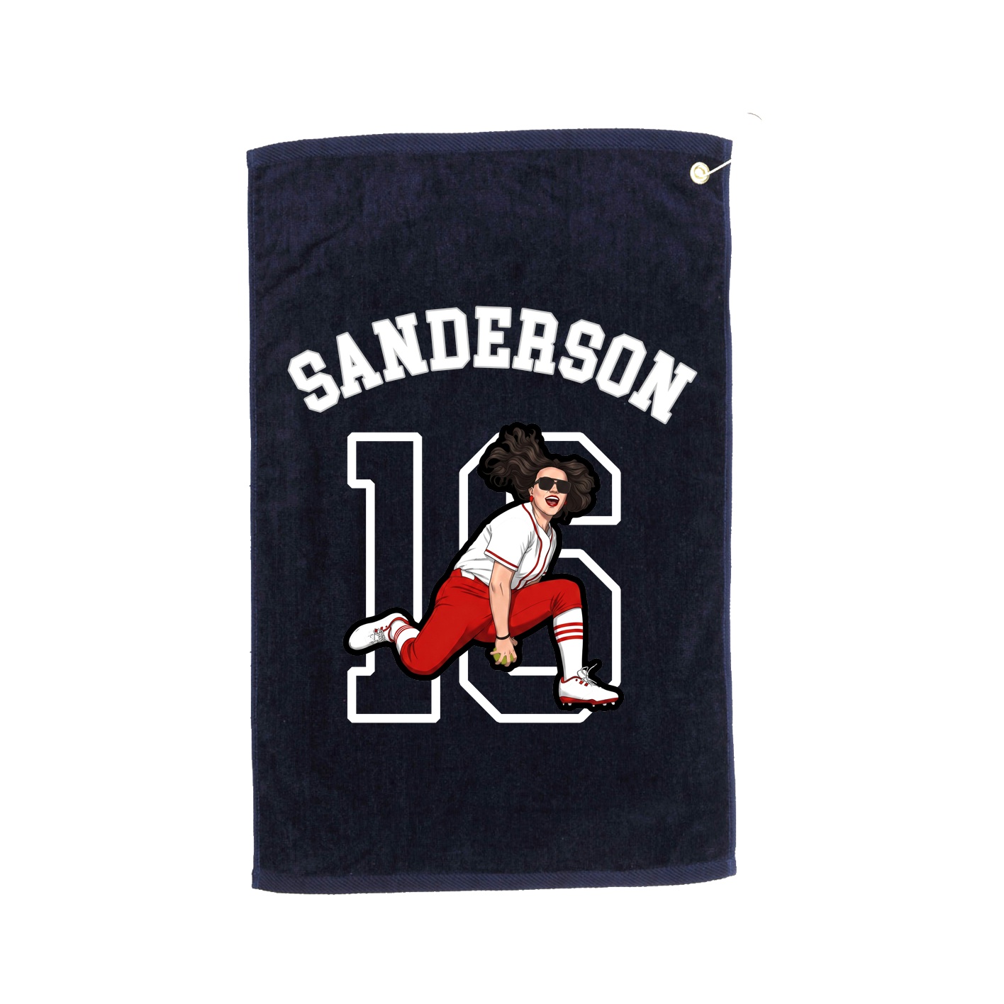 Golf Towel — Shirsey Arch in Navy