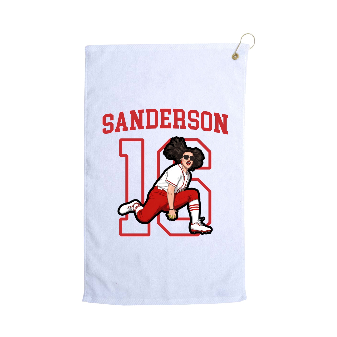 Golf Towel — Shirsey in White