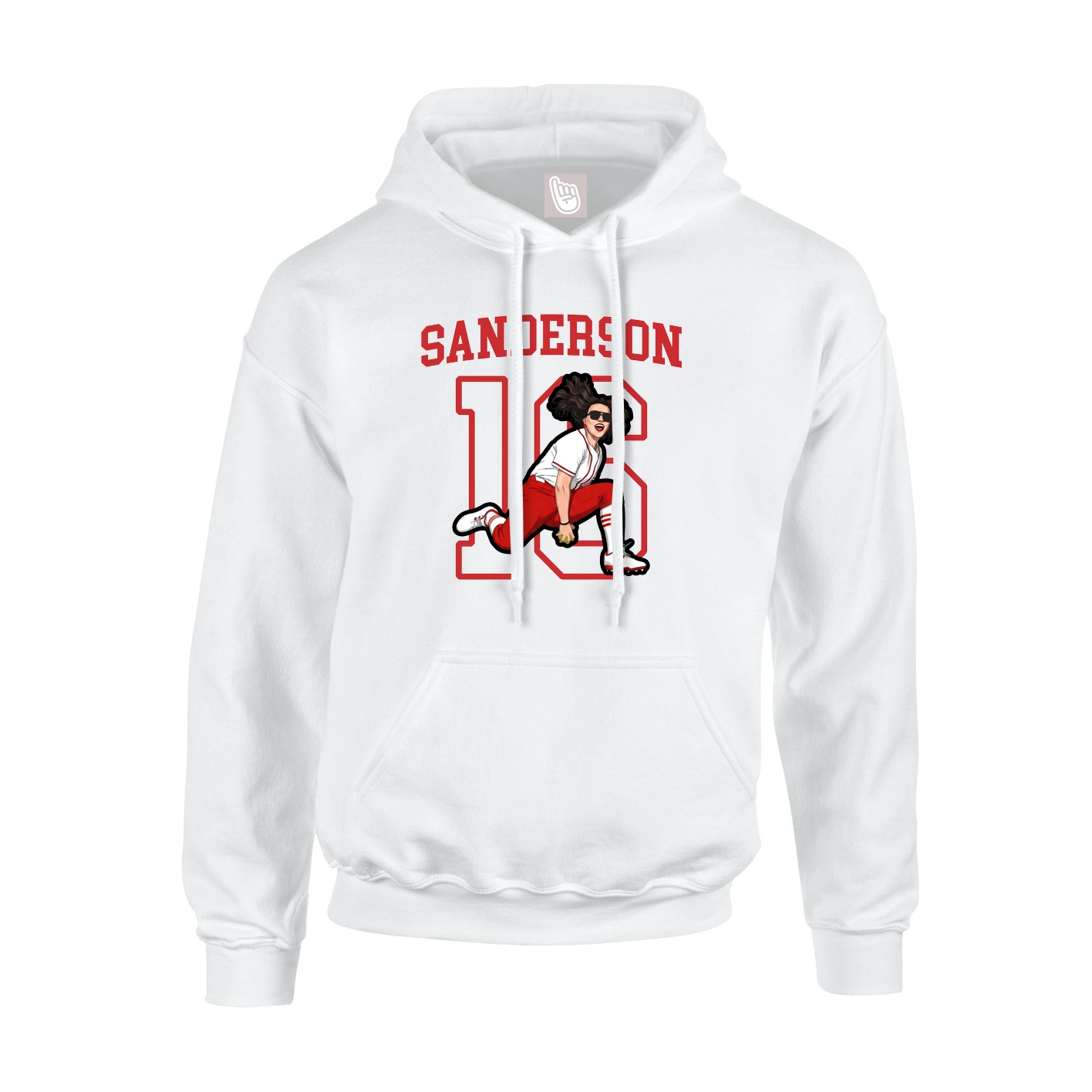 Hoodie — Shirsey in White