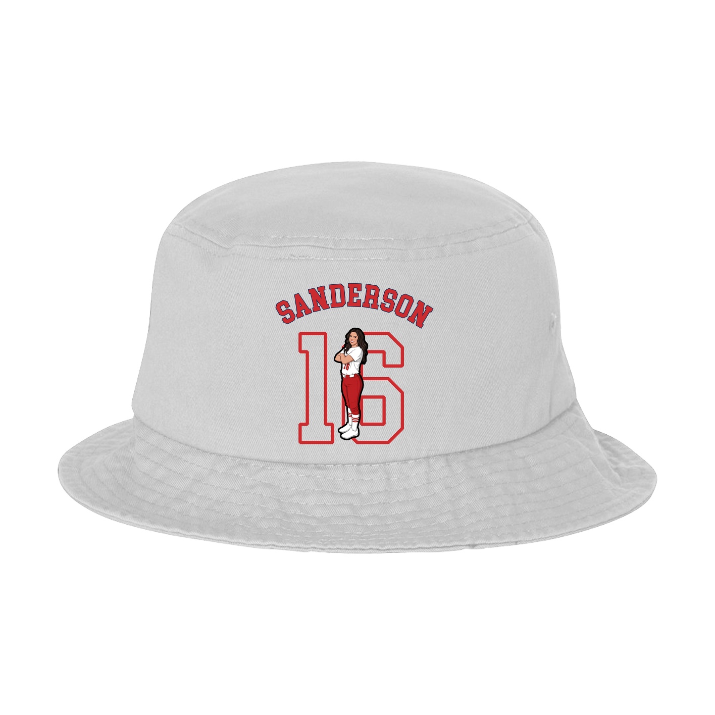Bucket Cap — Shirsey Arch in White