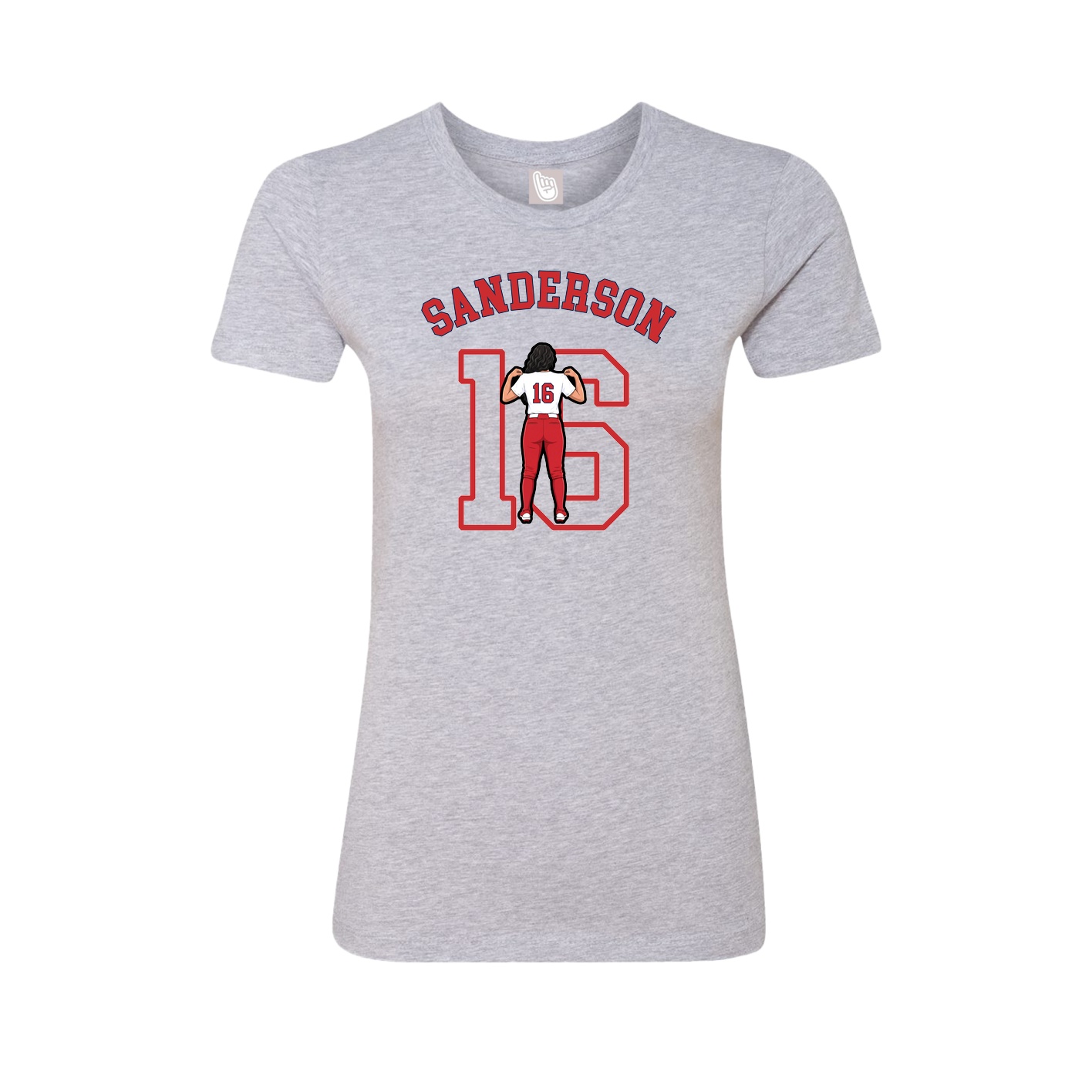 Womens Tee — Shirsey Arch in Grey