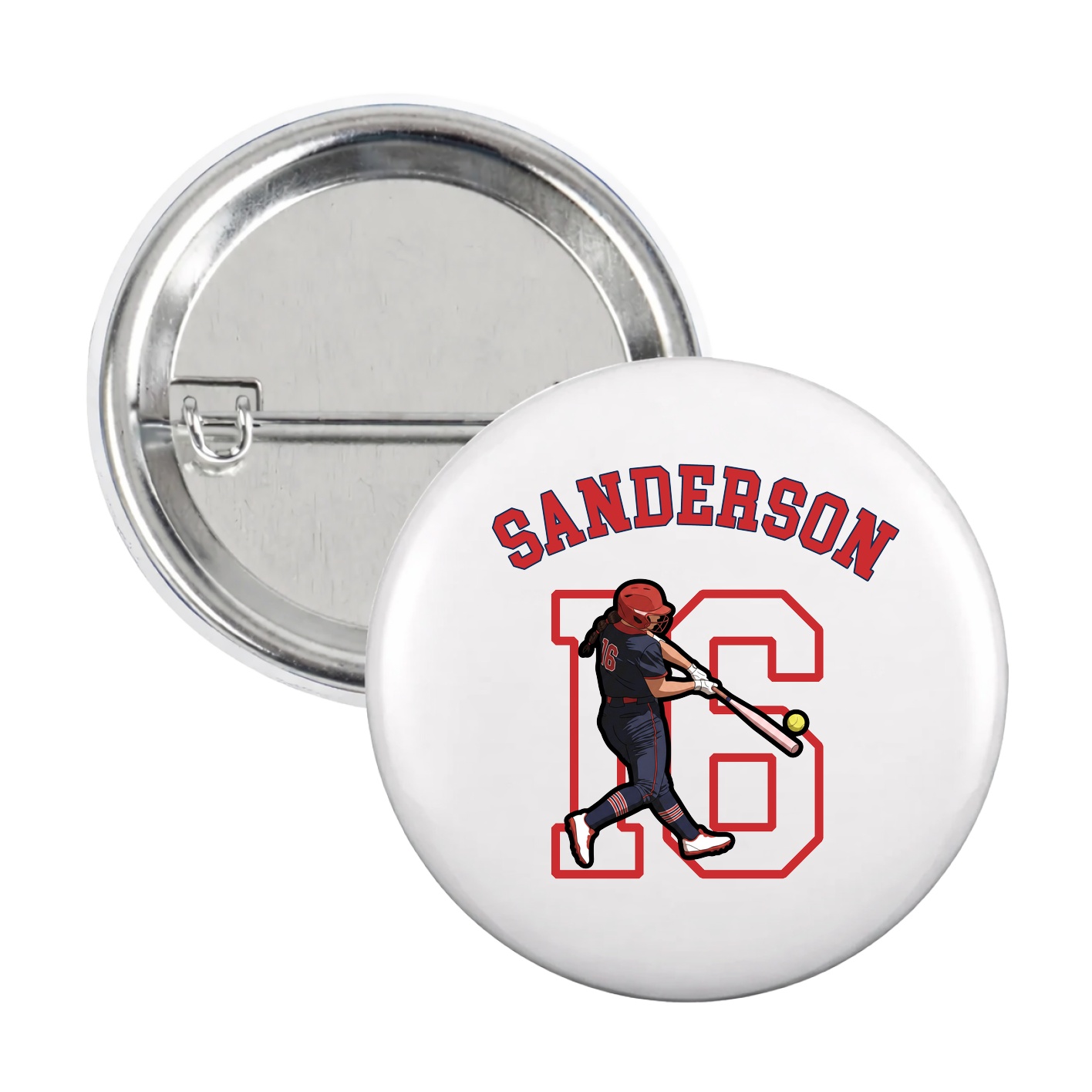 Game Day Button — Shirsey Arch in White
