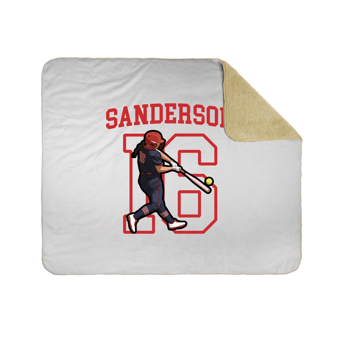 Throw Blanket — Shirsey in White