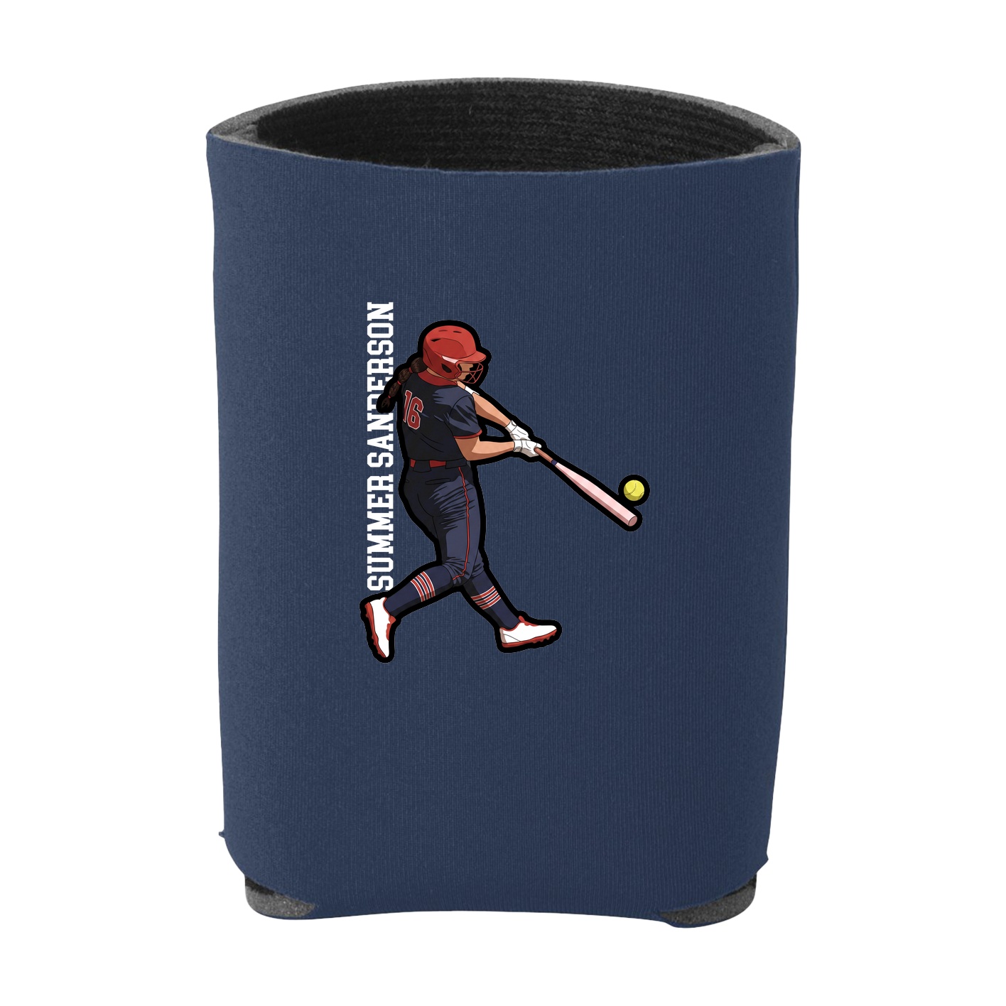 Can Holder — Name Vertical in Navy