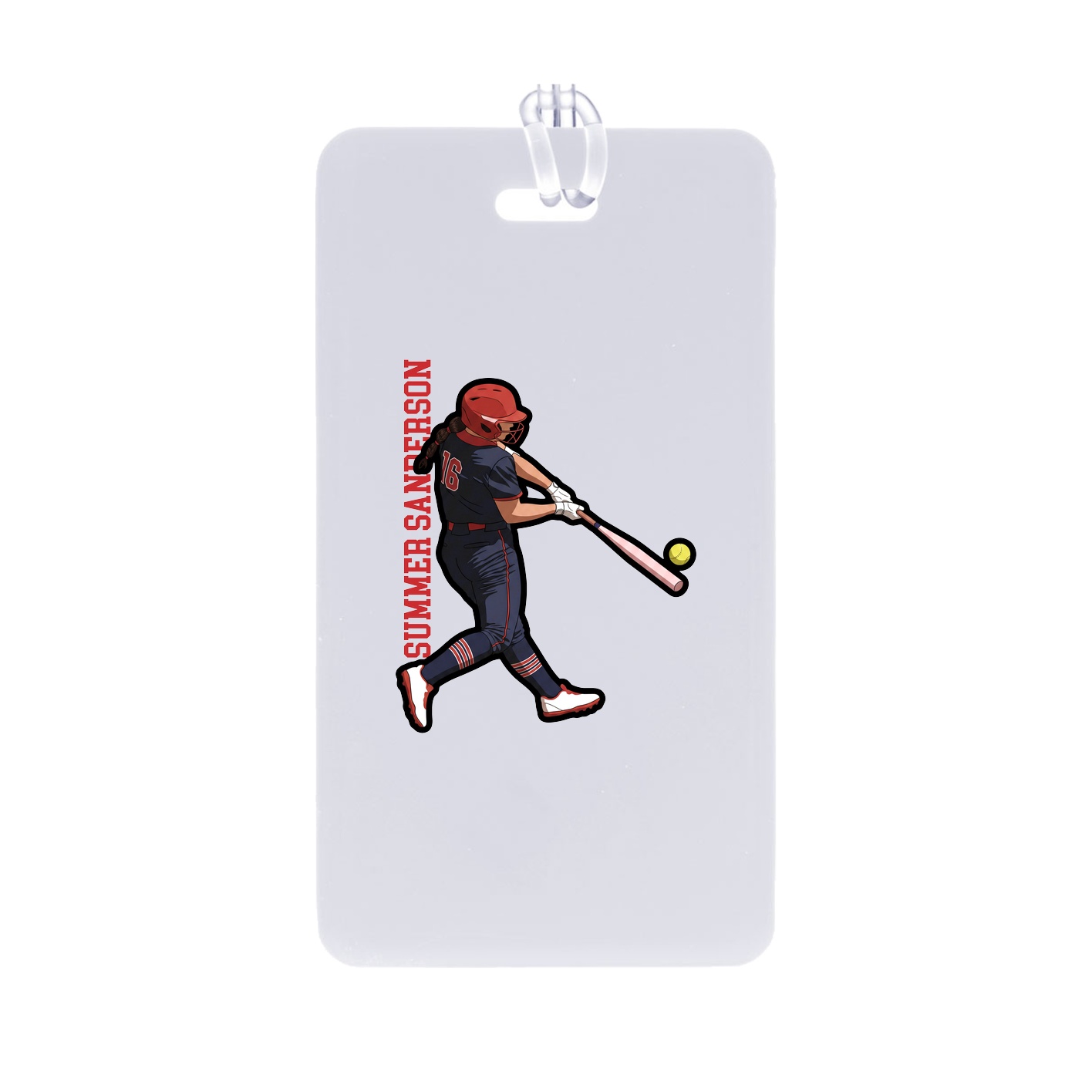 Bag Tag — Name Vertical in Classic