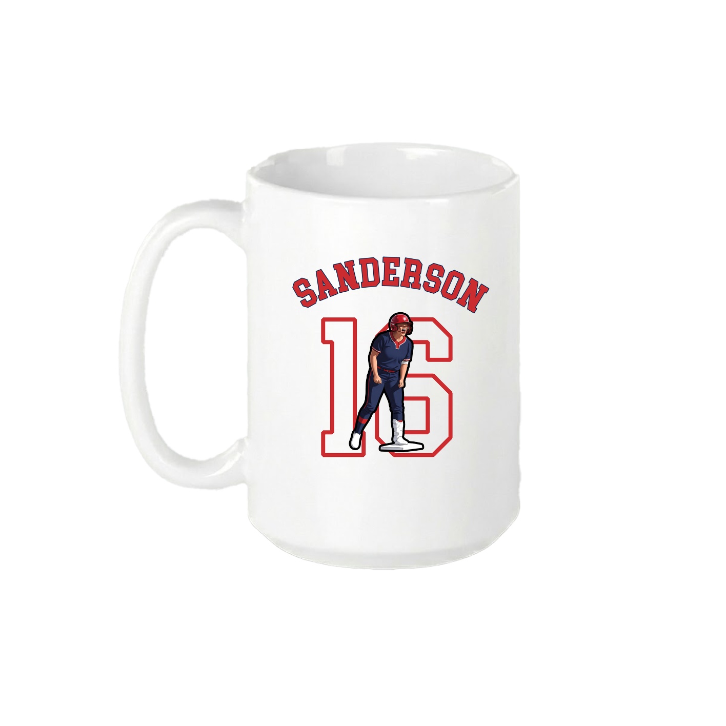 15oz Coffee Mug — Shirsey Arch in White