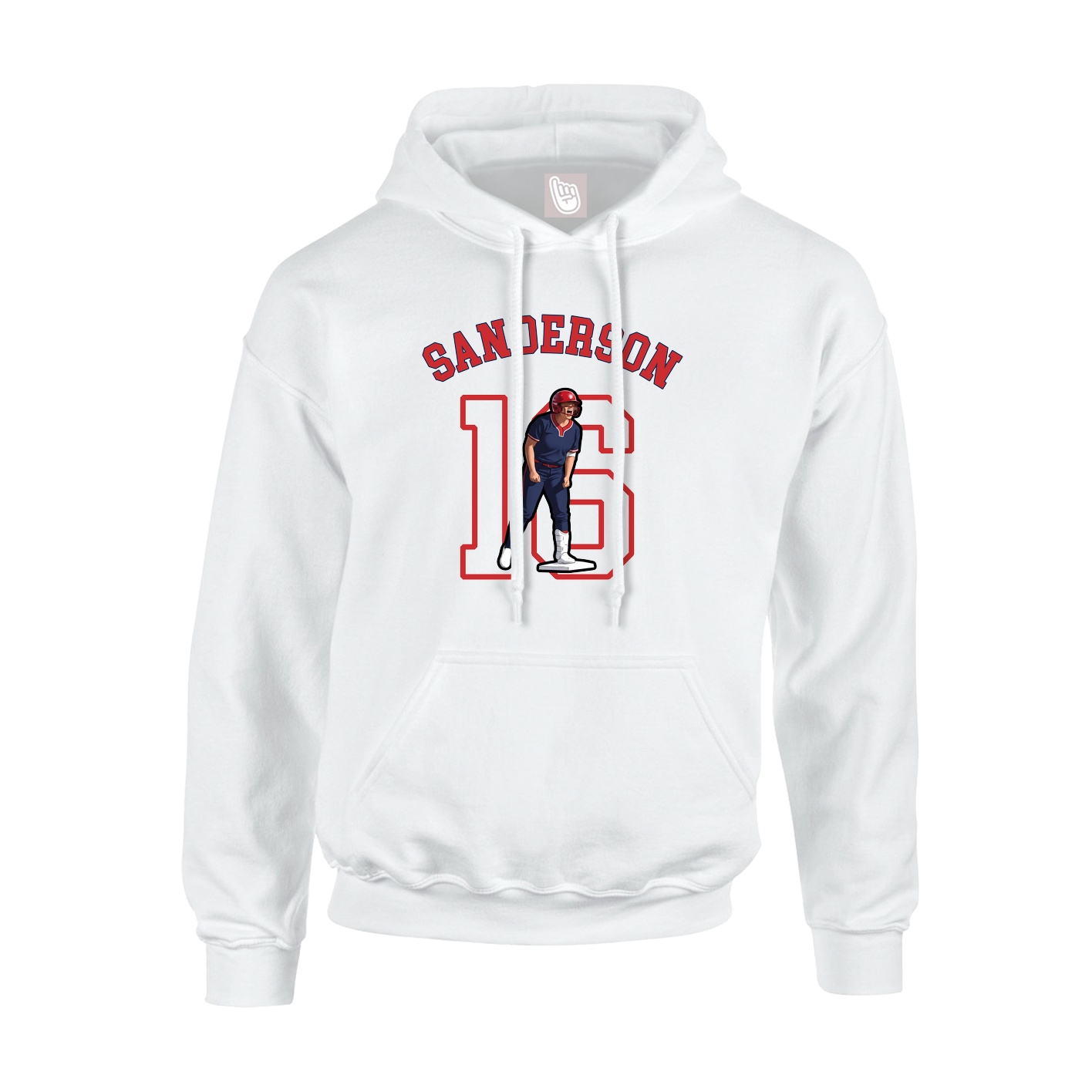 Youth Hoodie — Shirsey Arch in White