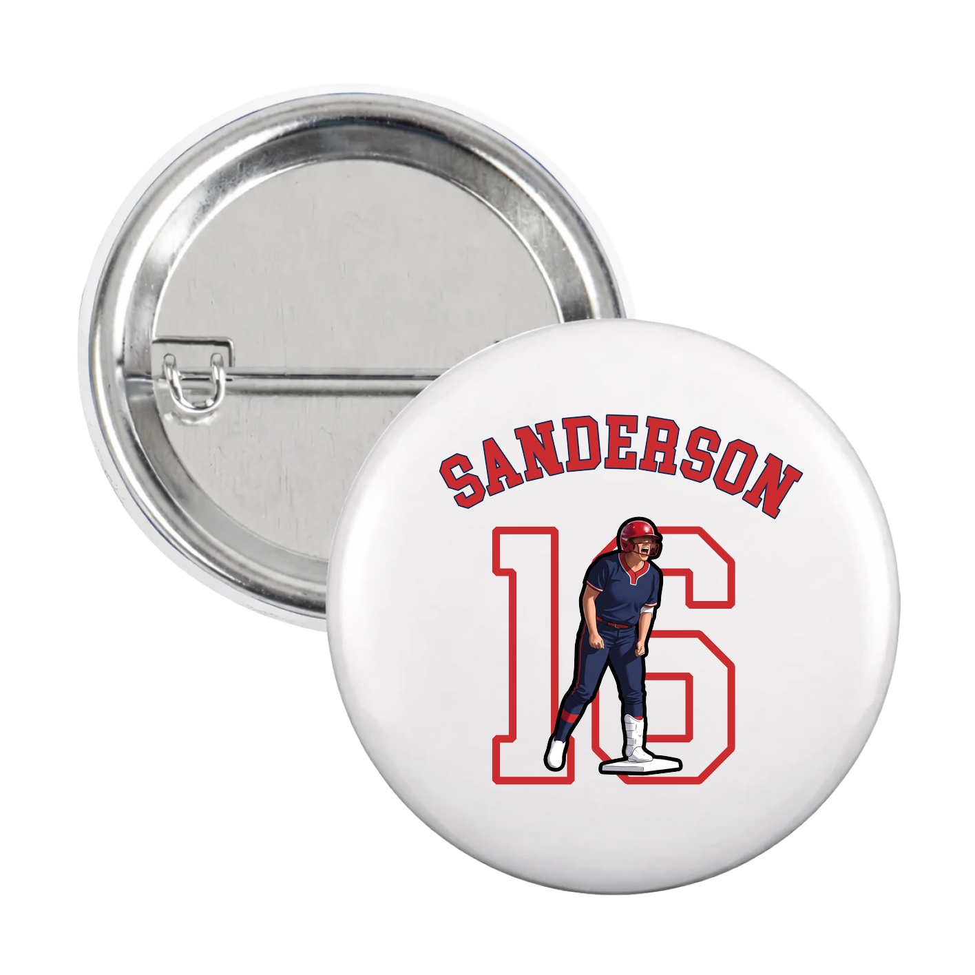 Game Day Button — Shirsey Arch in White