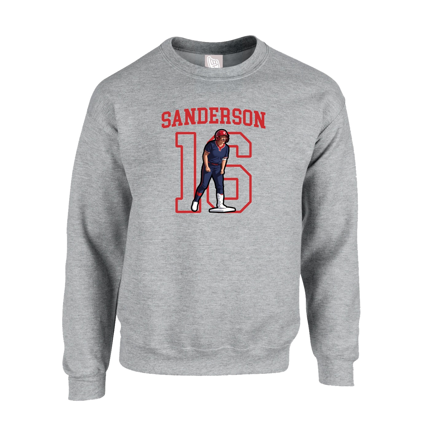 Fleece Crew — Shirsey in Grey