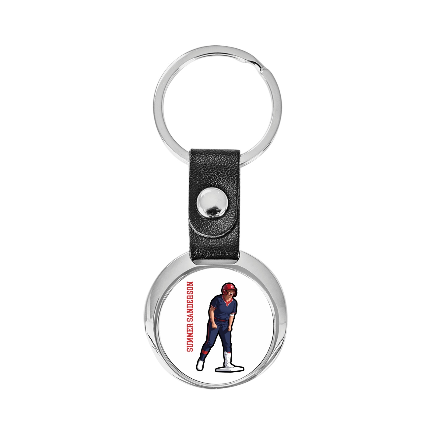 Key Chain — Name Vertical in Classic