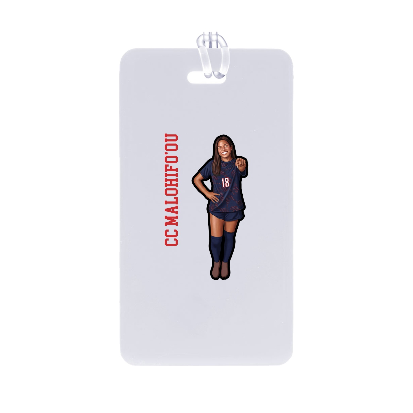 Bag Tag — Name Vertical in Classic