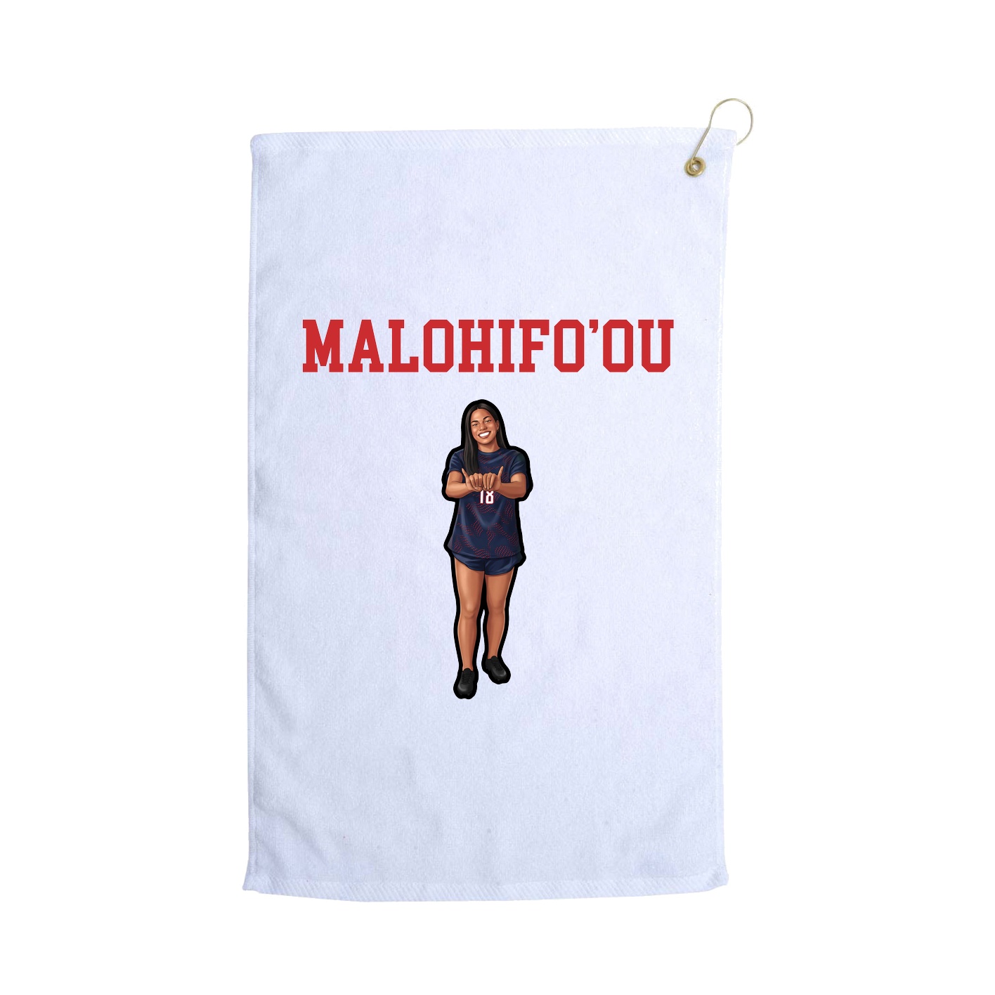 Golf Towel — Shirsey in White