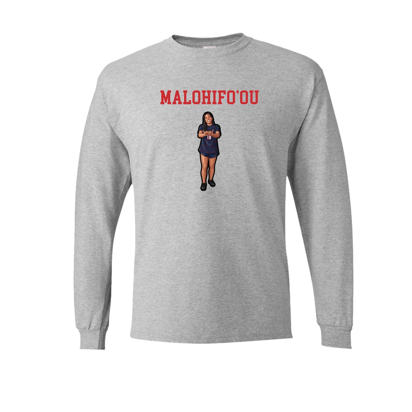 Long Sleeve Tee — Shirsey in Grey