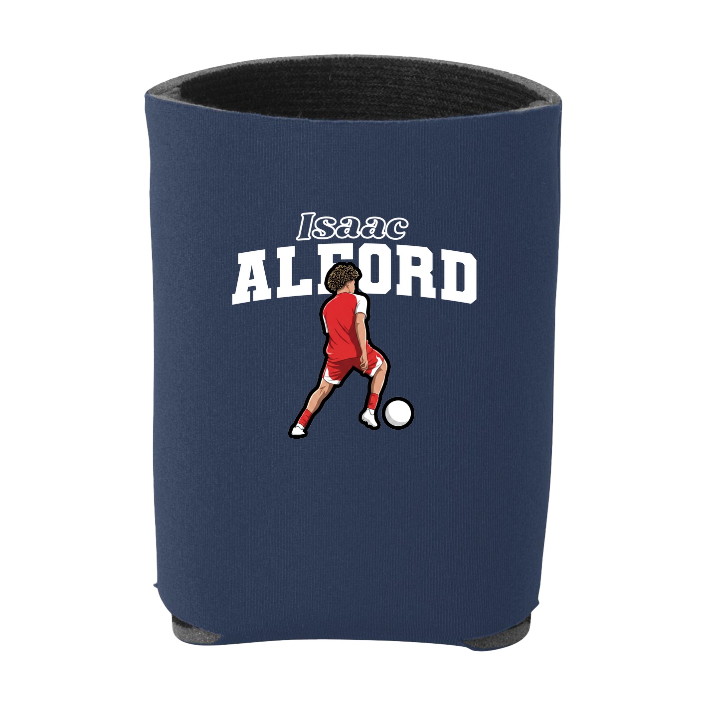 Can Holder — Name Arch in Navy