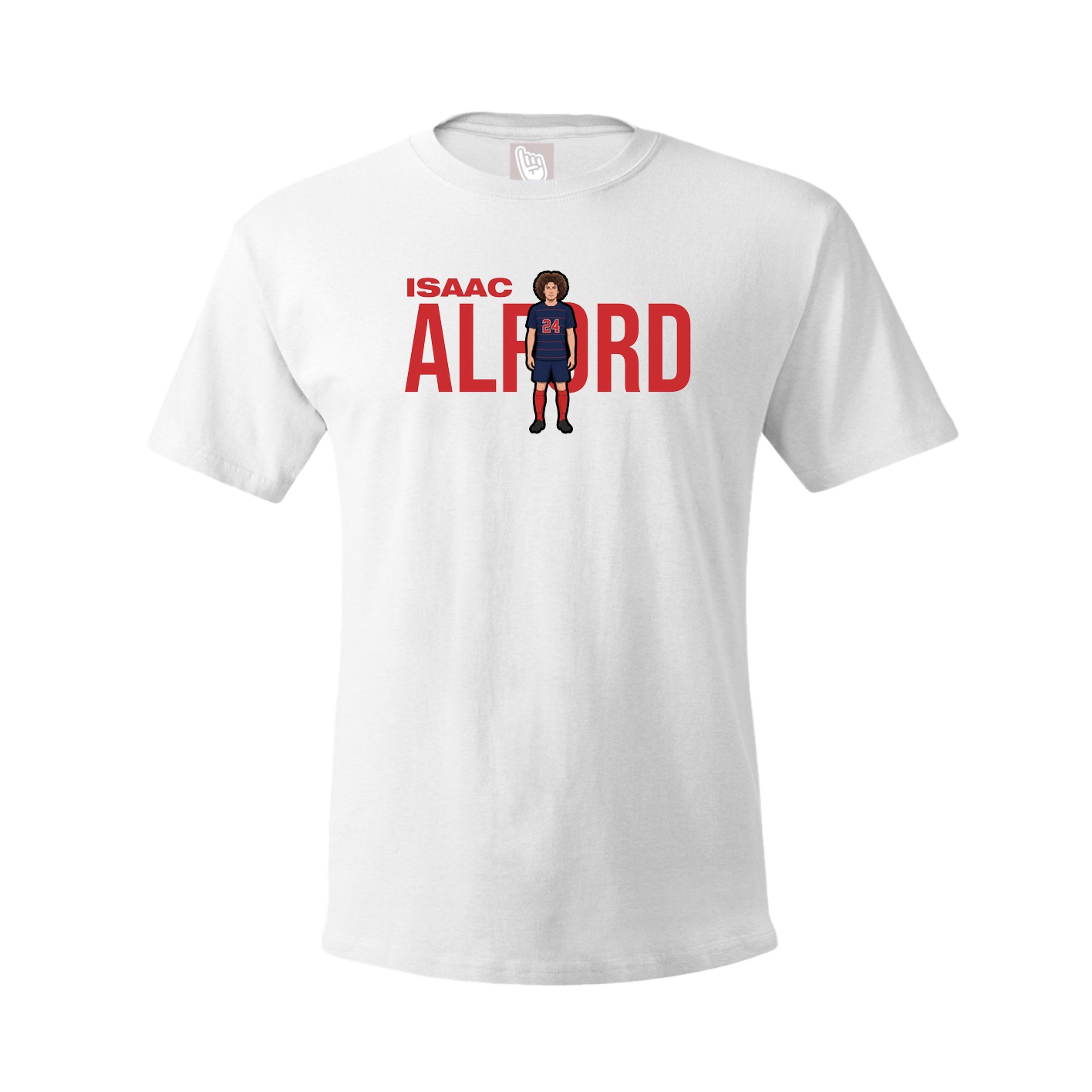 Youth Tee — Player Name in White