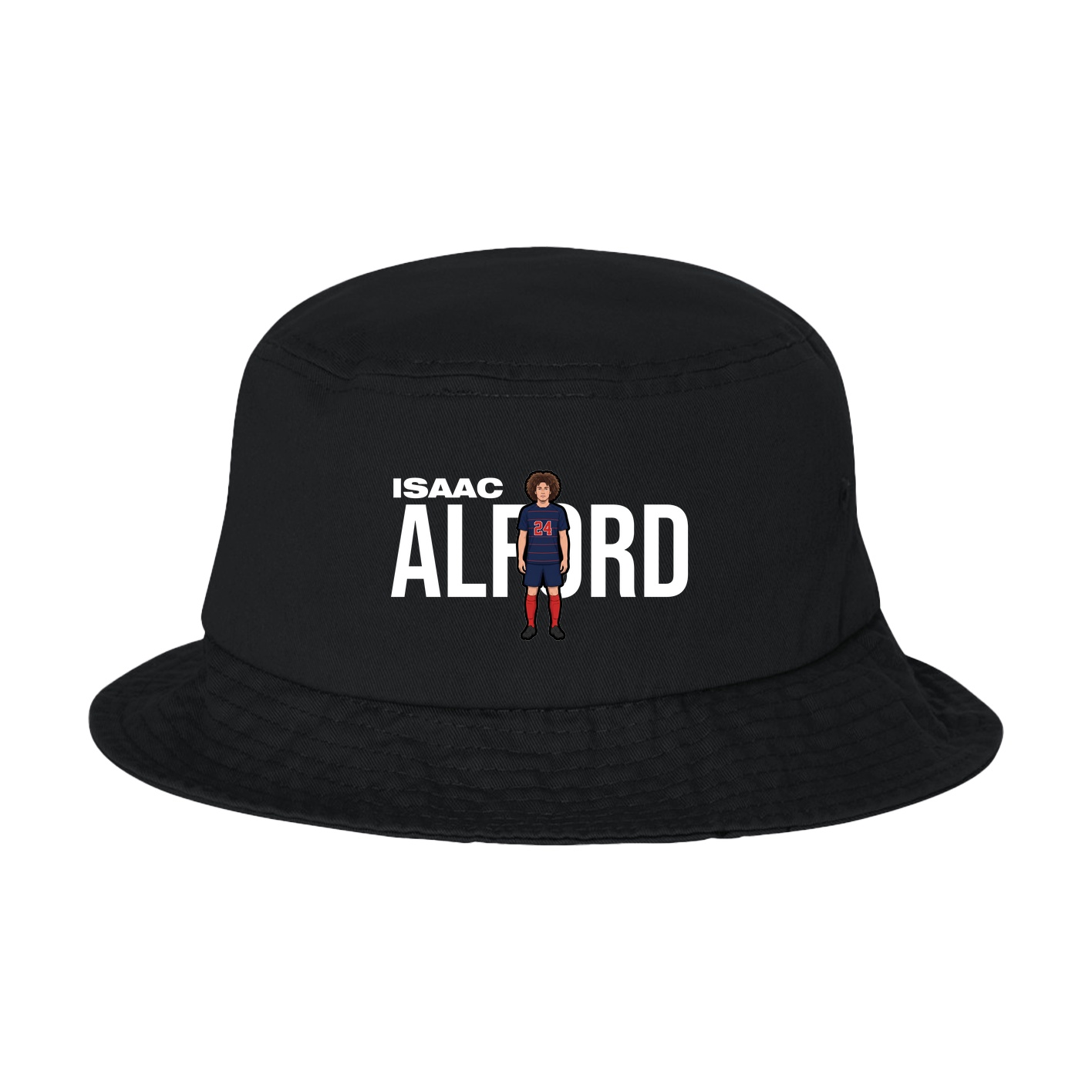 Bucket Cap — Player Name in Black