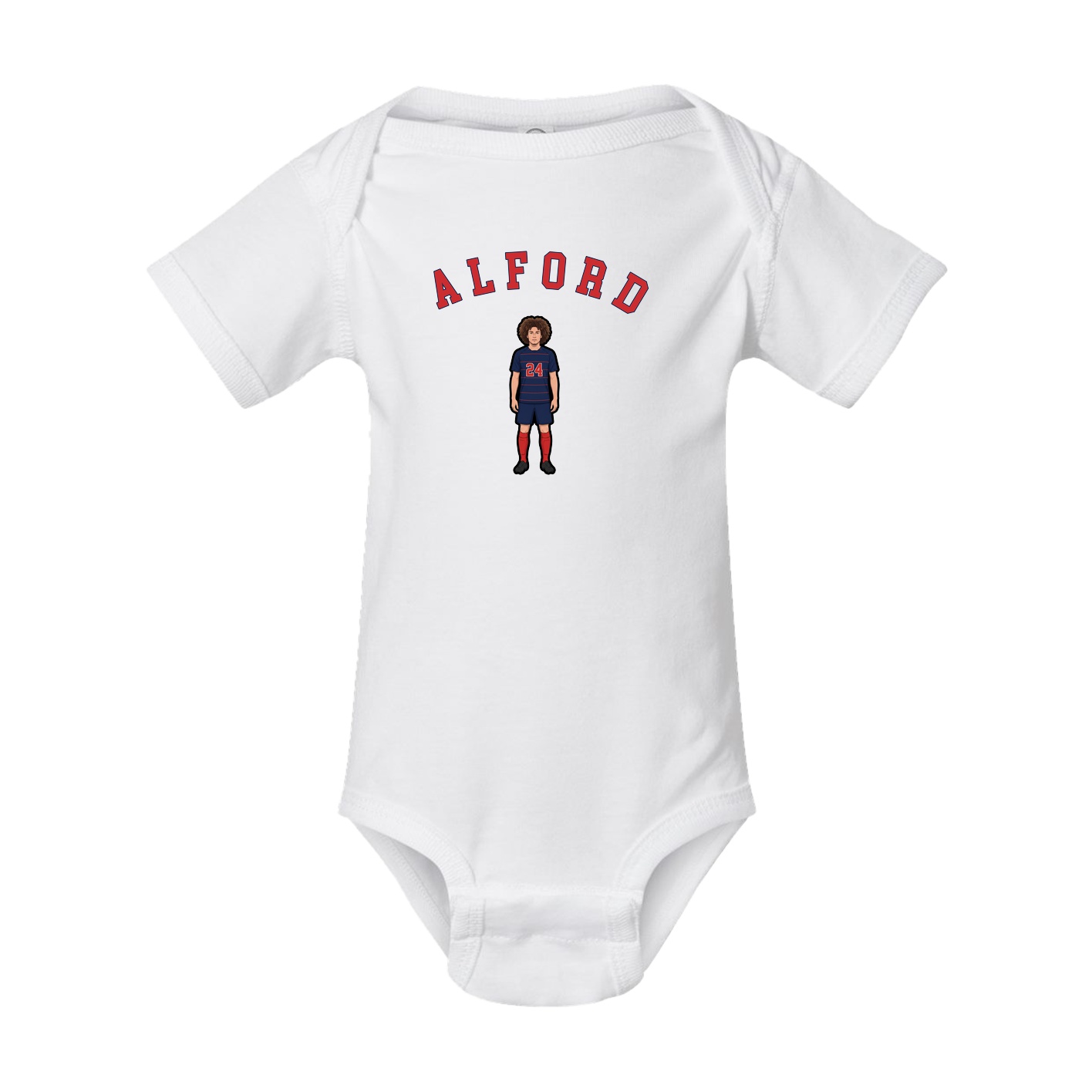 Baby Onesie — Shirsey Arch in White