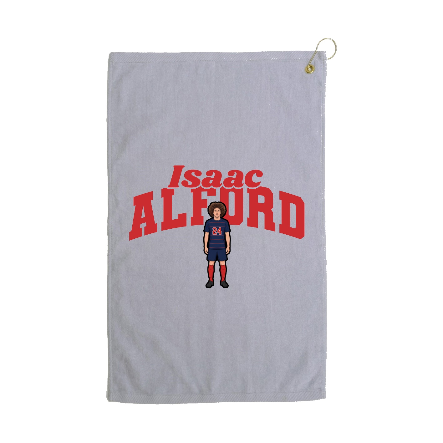 Golf Towel — Signature Arch in Grey