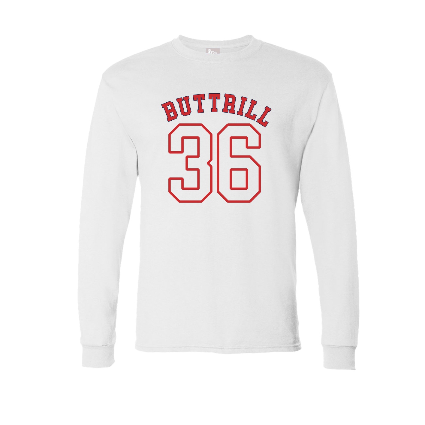 Long Sleeve Tee — Shirsey Arch in White