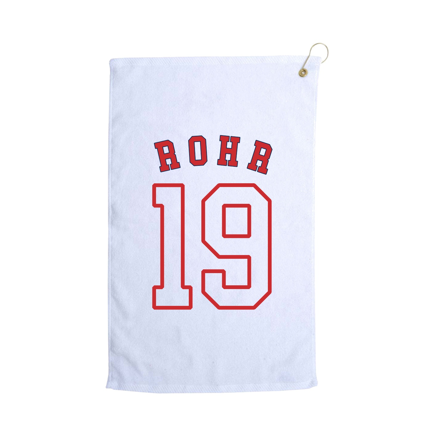 Golf Towel — Shirsey Arch in White