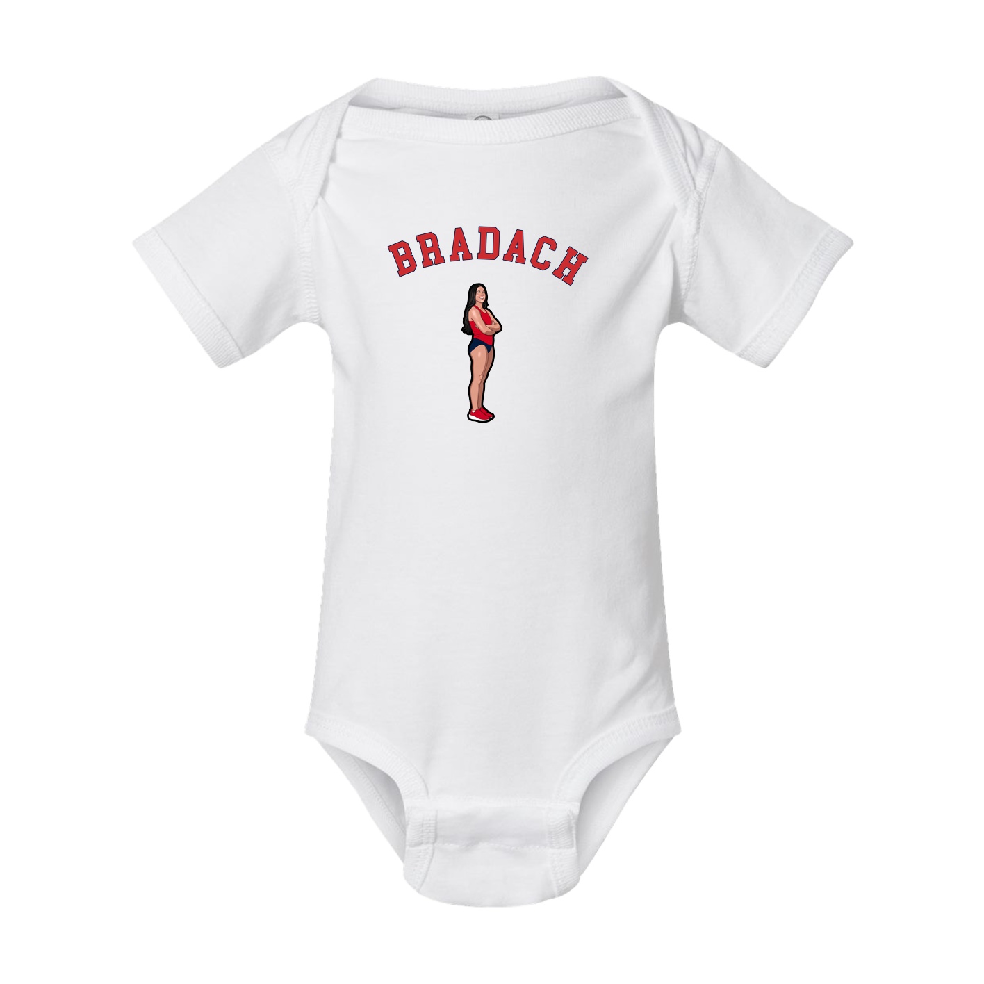 Baby Onesie — Shirsey Arch in White