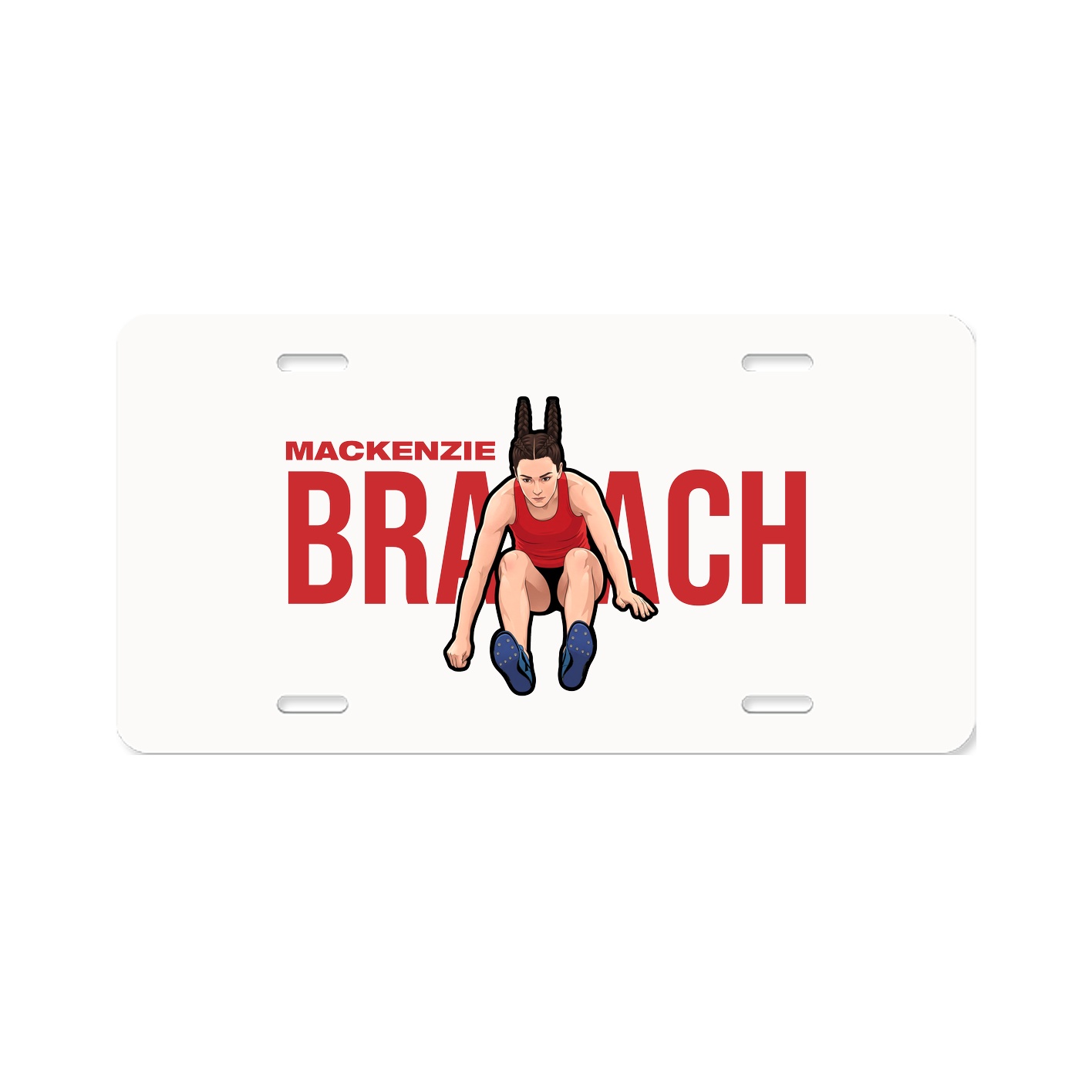 License Plate — Player Name in Classic