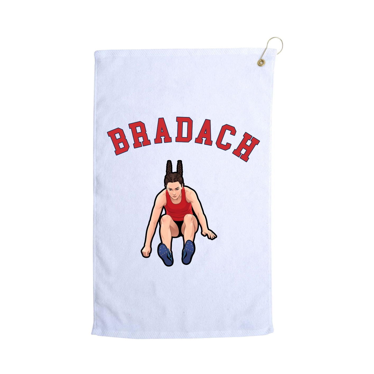 Golf Towel — Shirsey Arch in White
