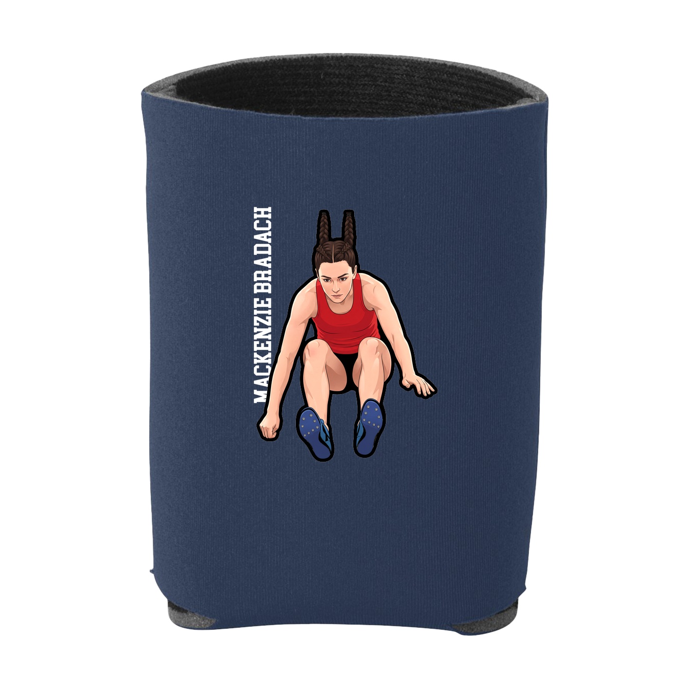 Can Holder — Name Vertical in Navy