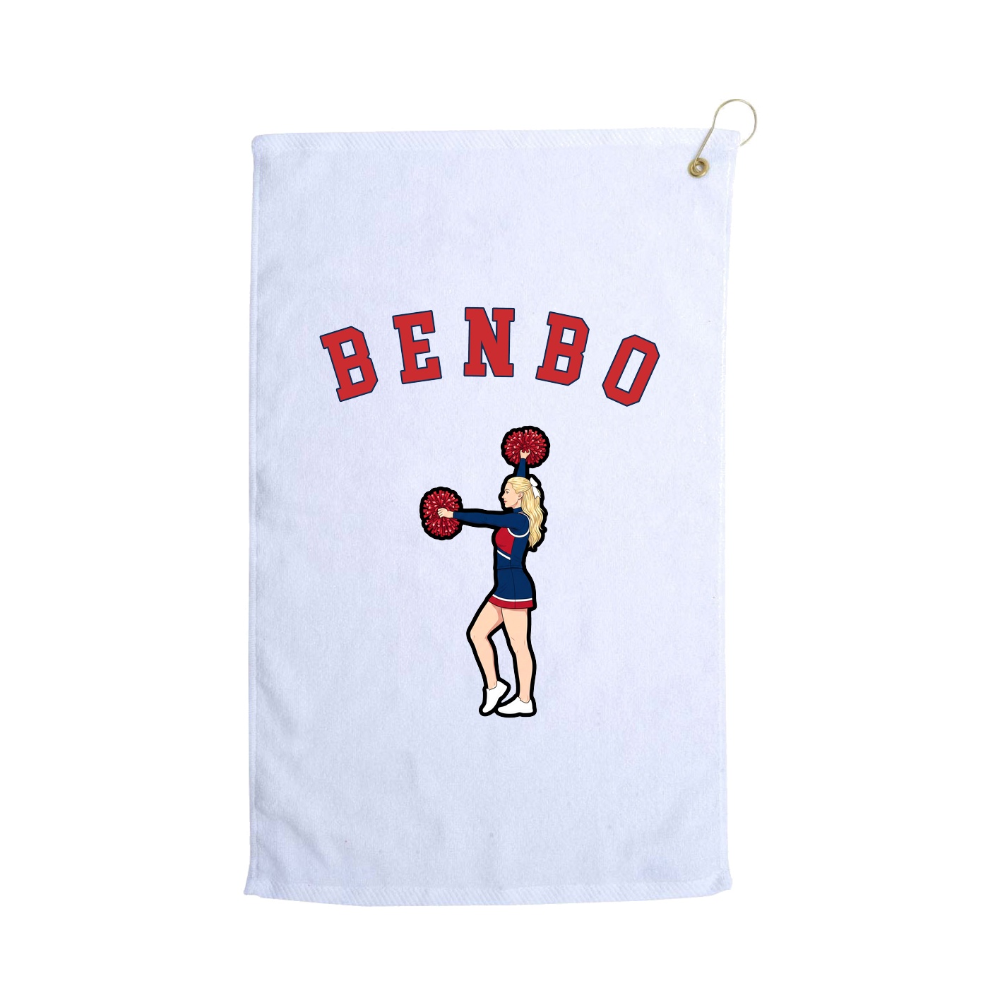 Golf Towel — Shirsey Arch in White