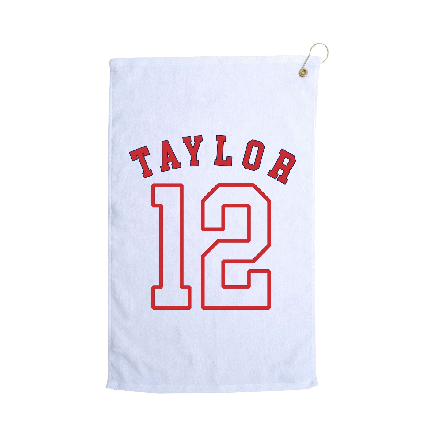 Golf Towel — Shirsey Arch in White
