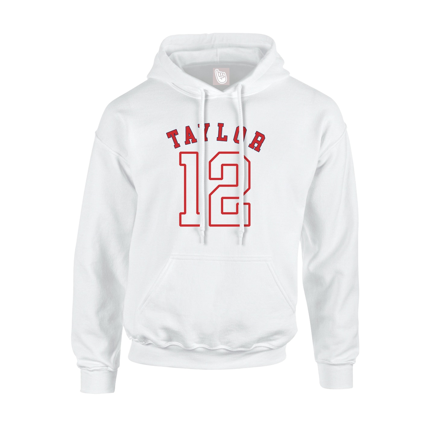 Youth Hoodie — Shirsey Arch in White
