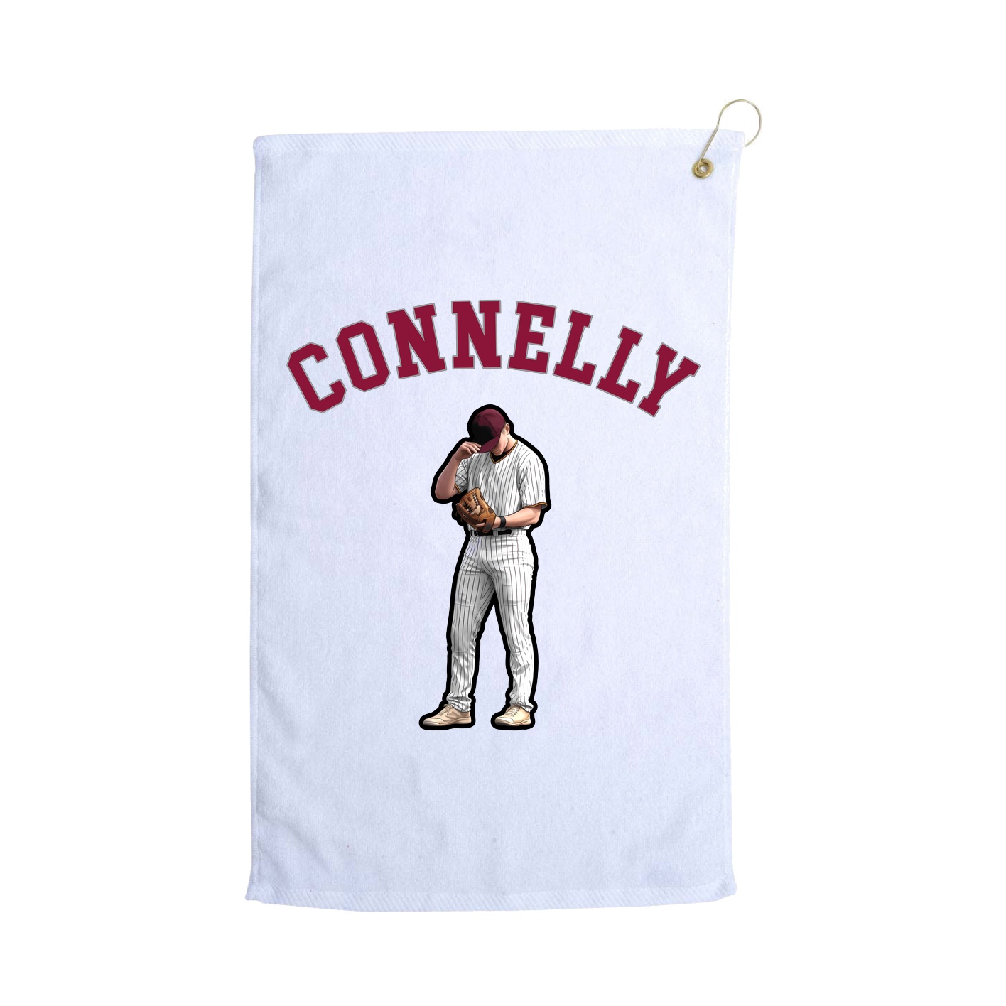 Golf Towel — Shirsey Arch in White