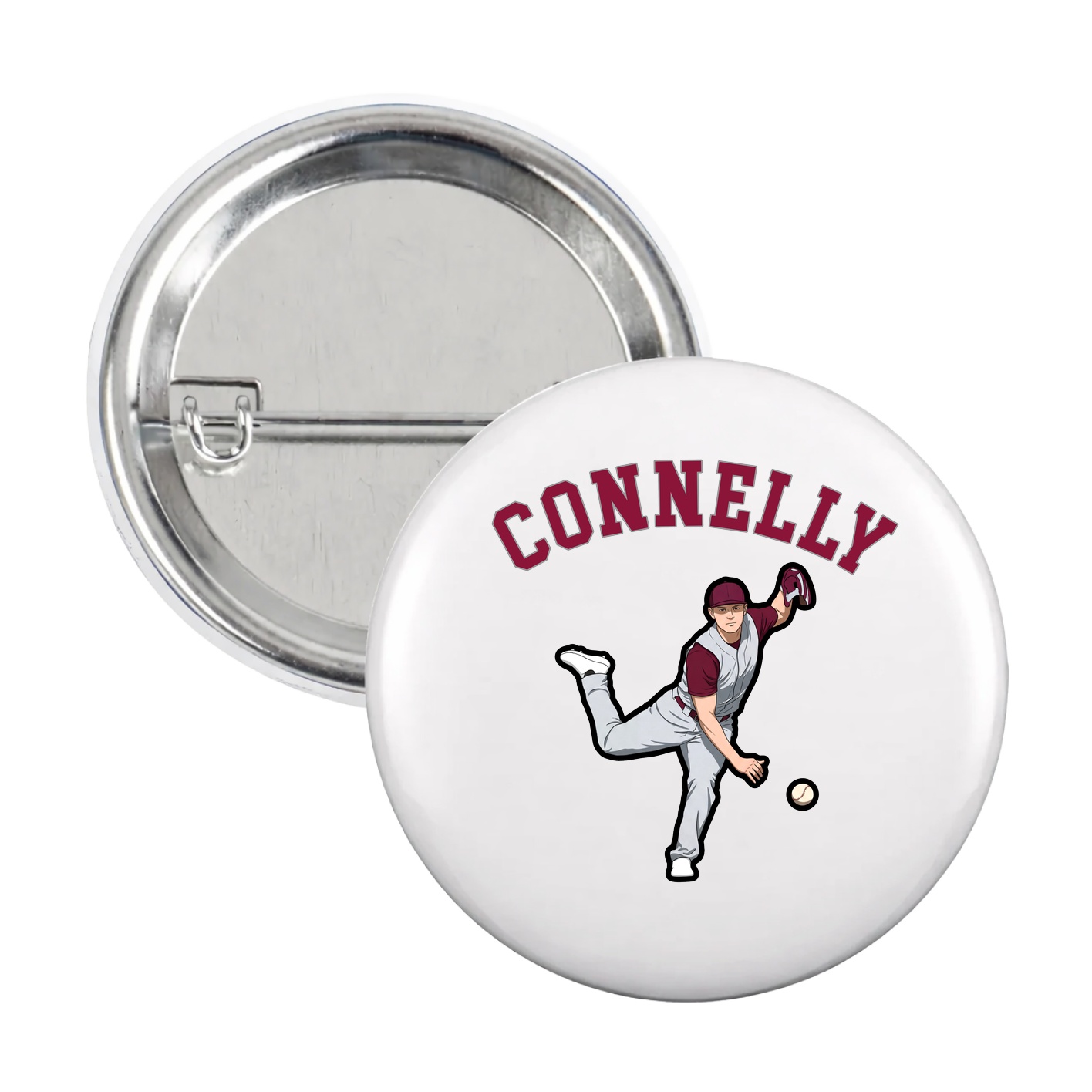 Game Day Button — Shirsey Arch in White