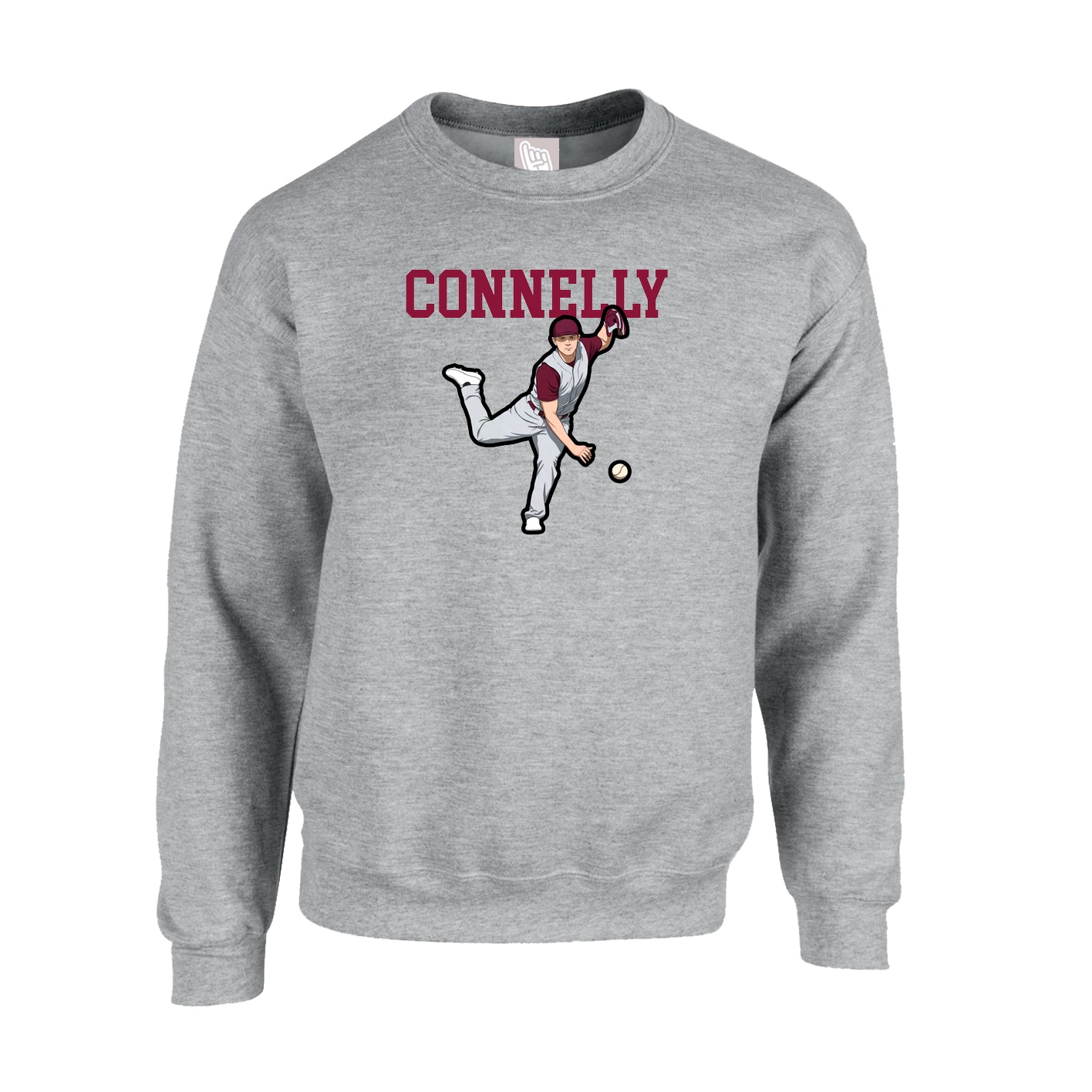 Fleece Crew — Shirsey in Grey