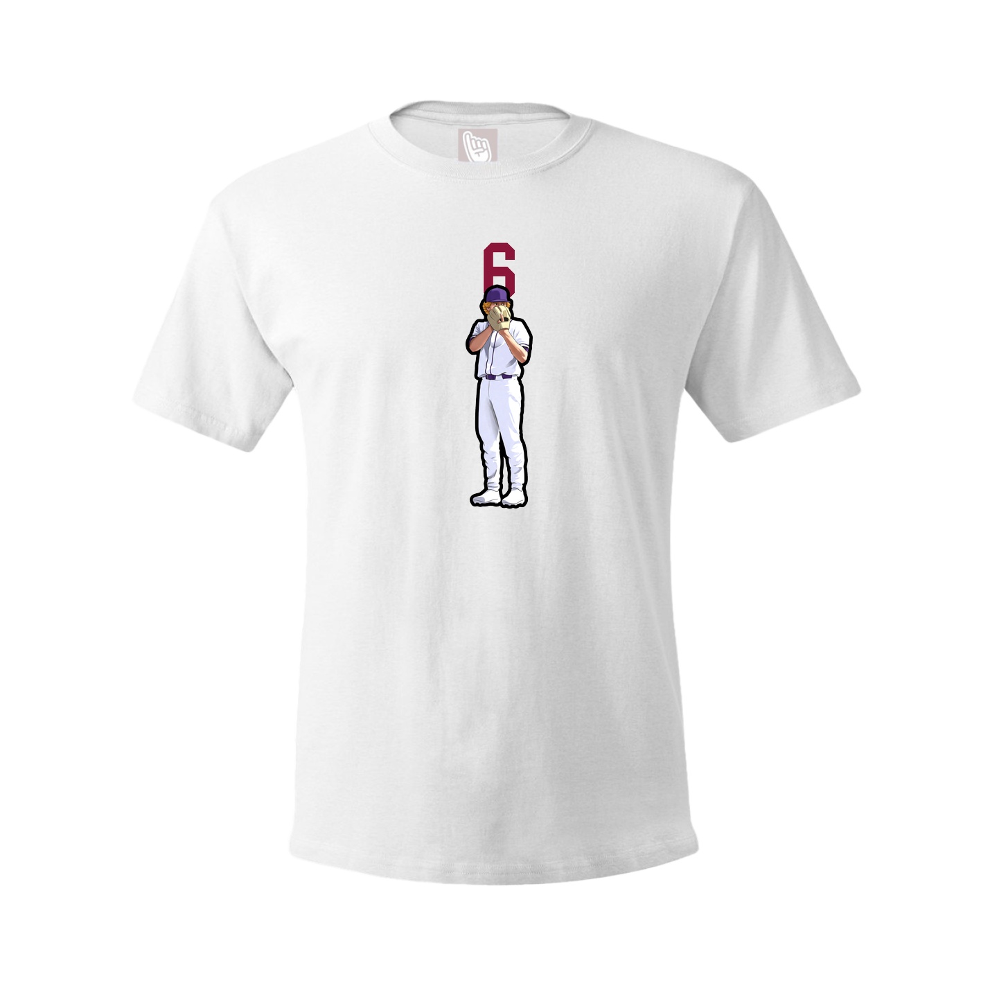 Tee — Number Top in White