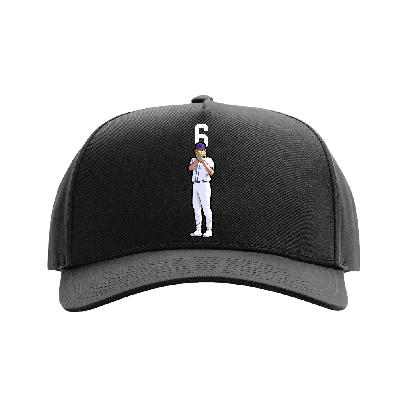 Full Fabric Five-Panel Champ Cap