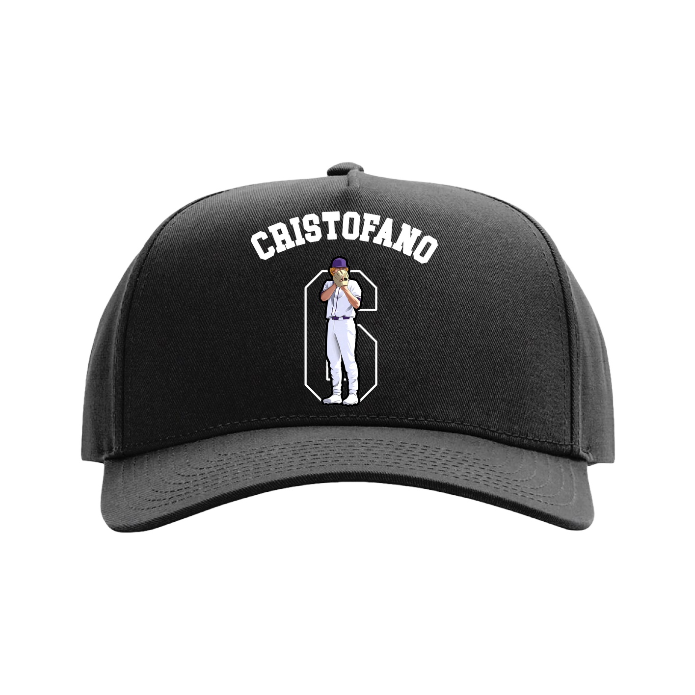 Full Fabric Five-Panel Champ Cap
