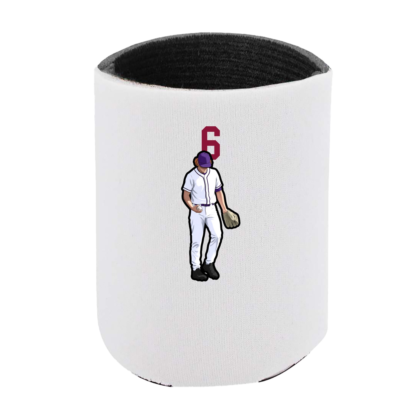 Can Holder — Number Top in White