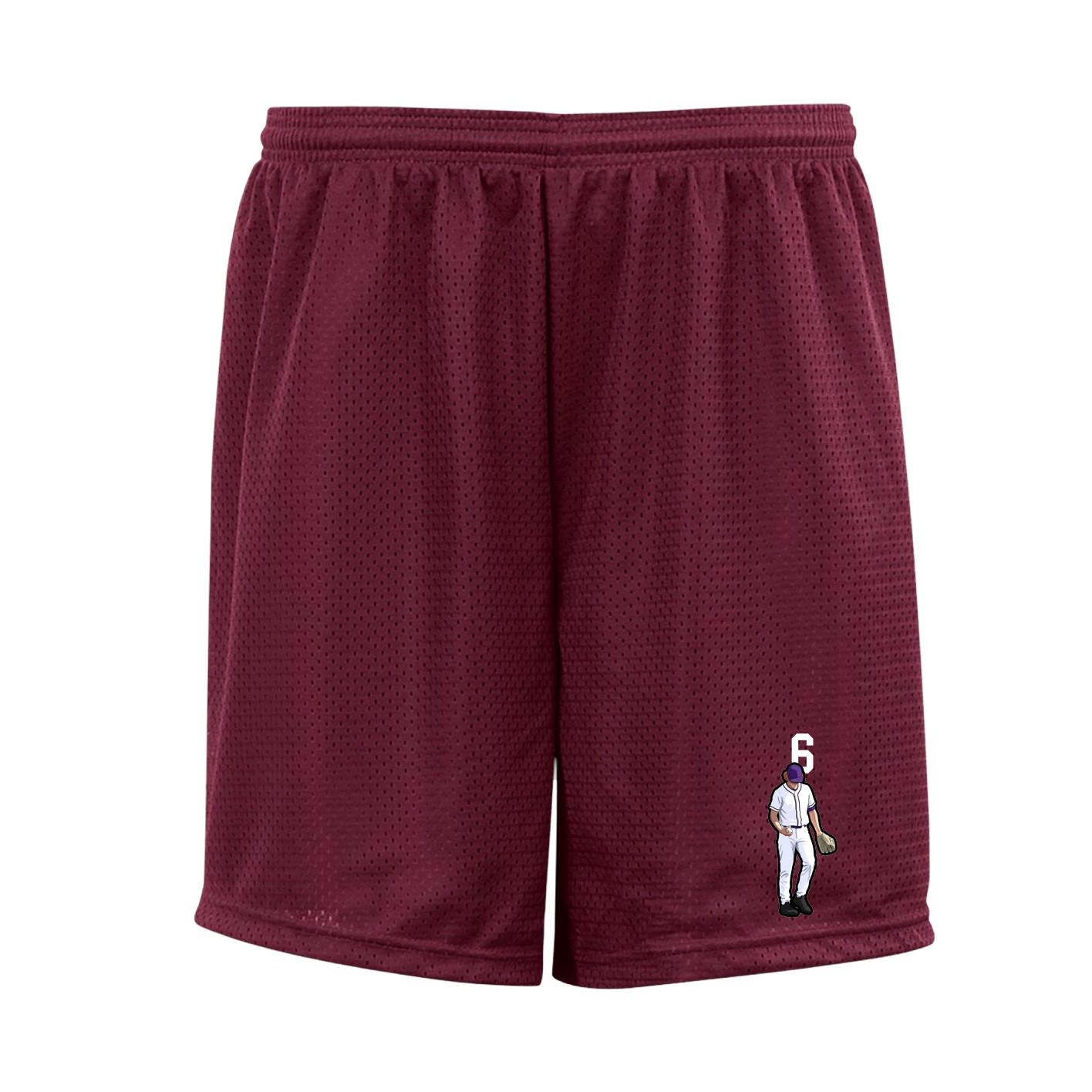 Shorts — Number Top in Cardinal