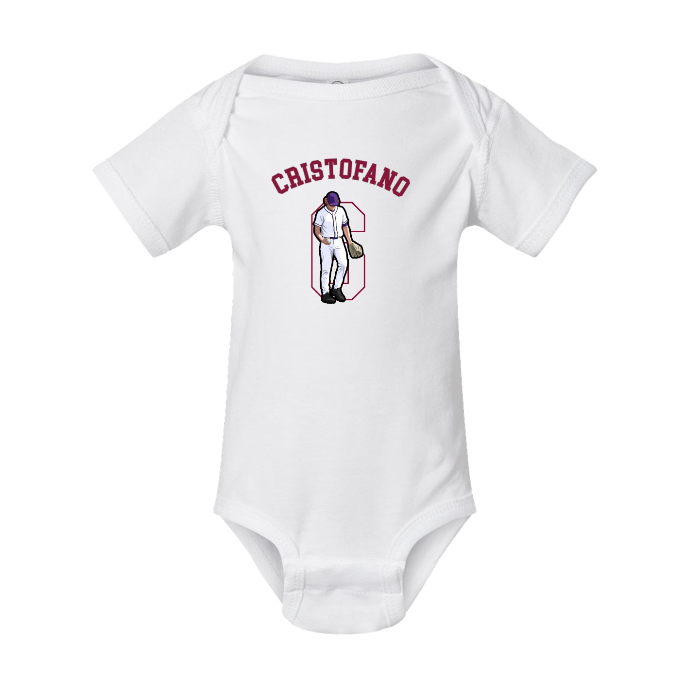 Baby Onesie — Shirsey Arch in White