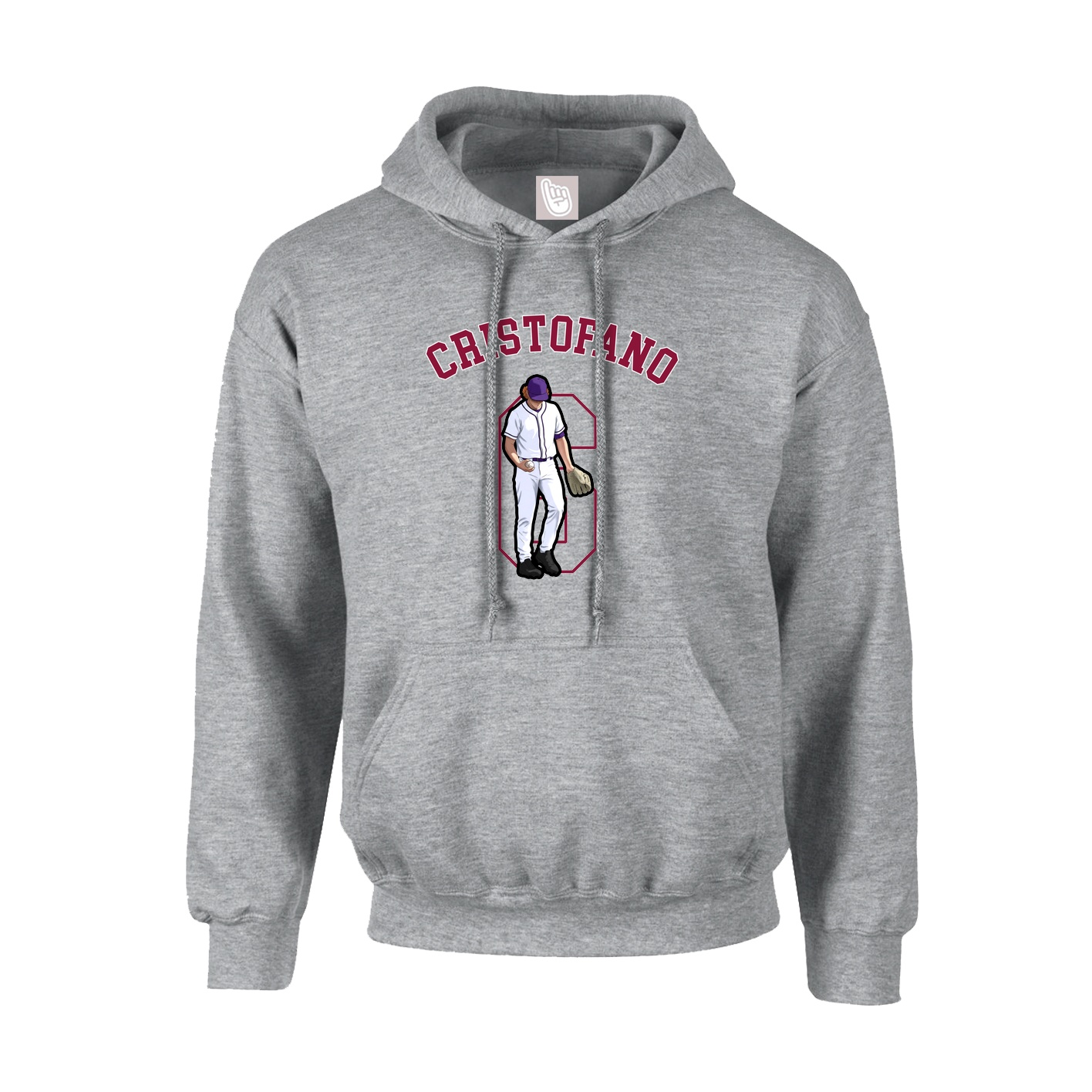 Hoodie — Shirsey Arch in Grey
