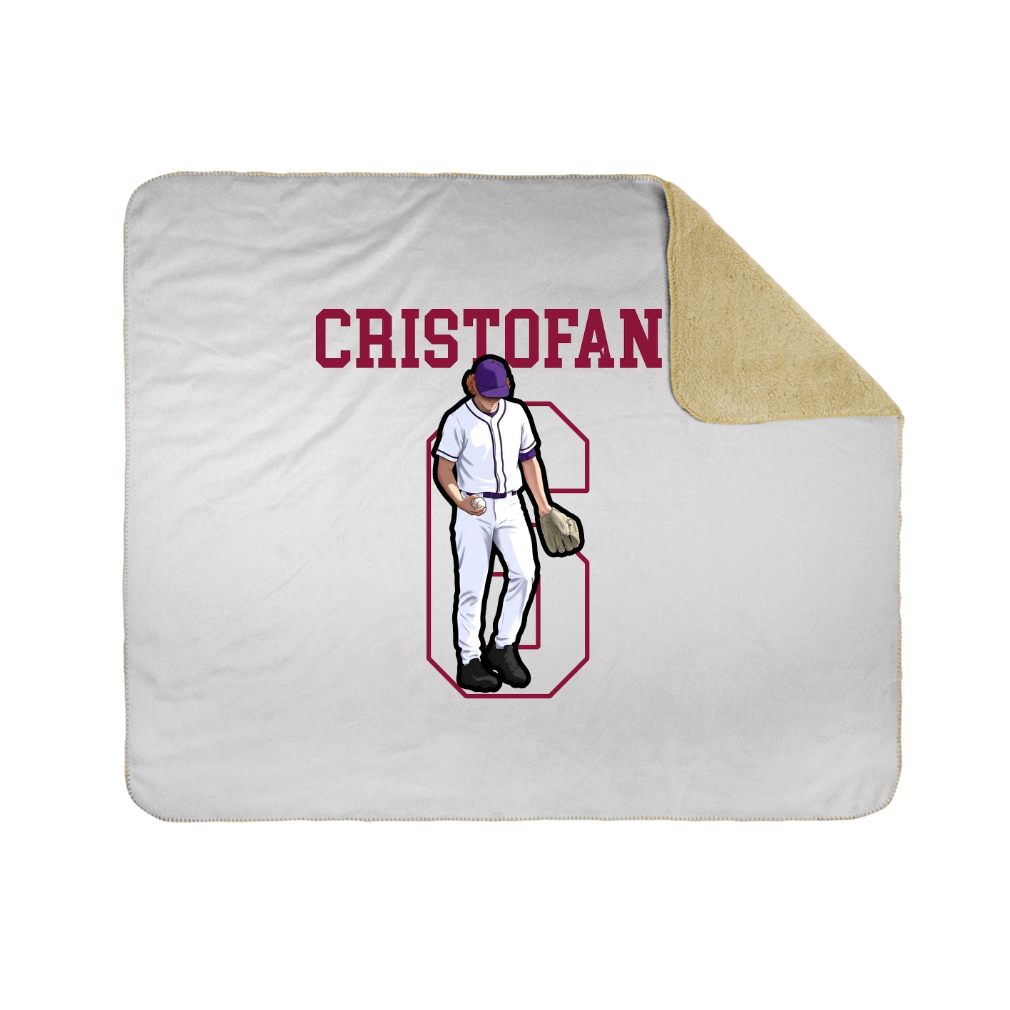 Throw Blanket — Shirsey in White