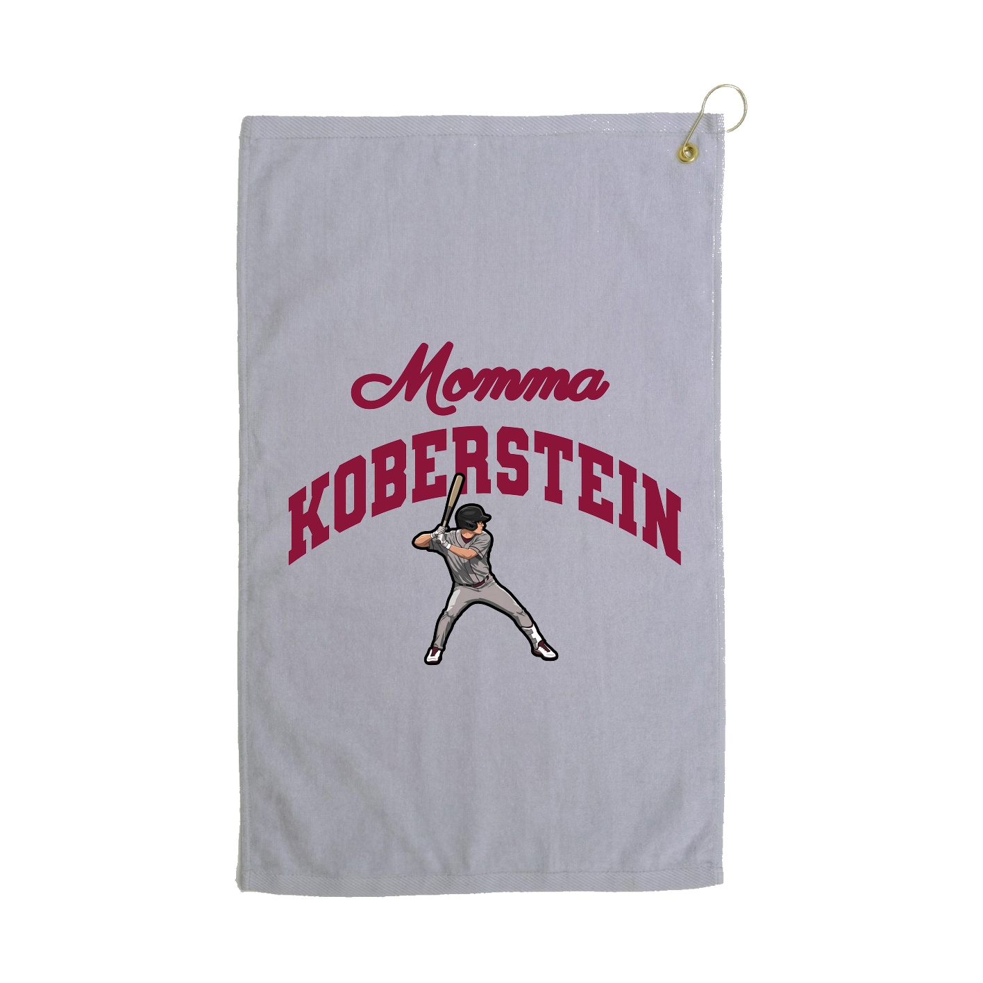 Golf Towel — Mothers Day Arch in Grey