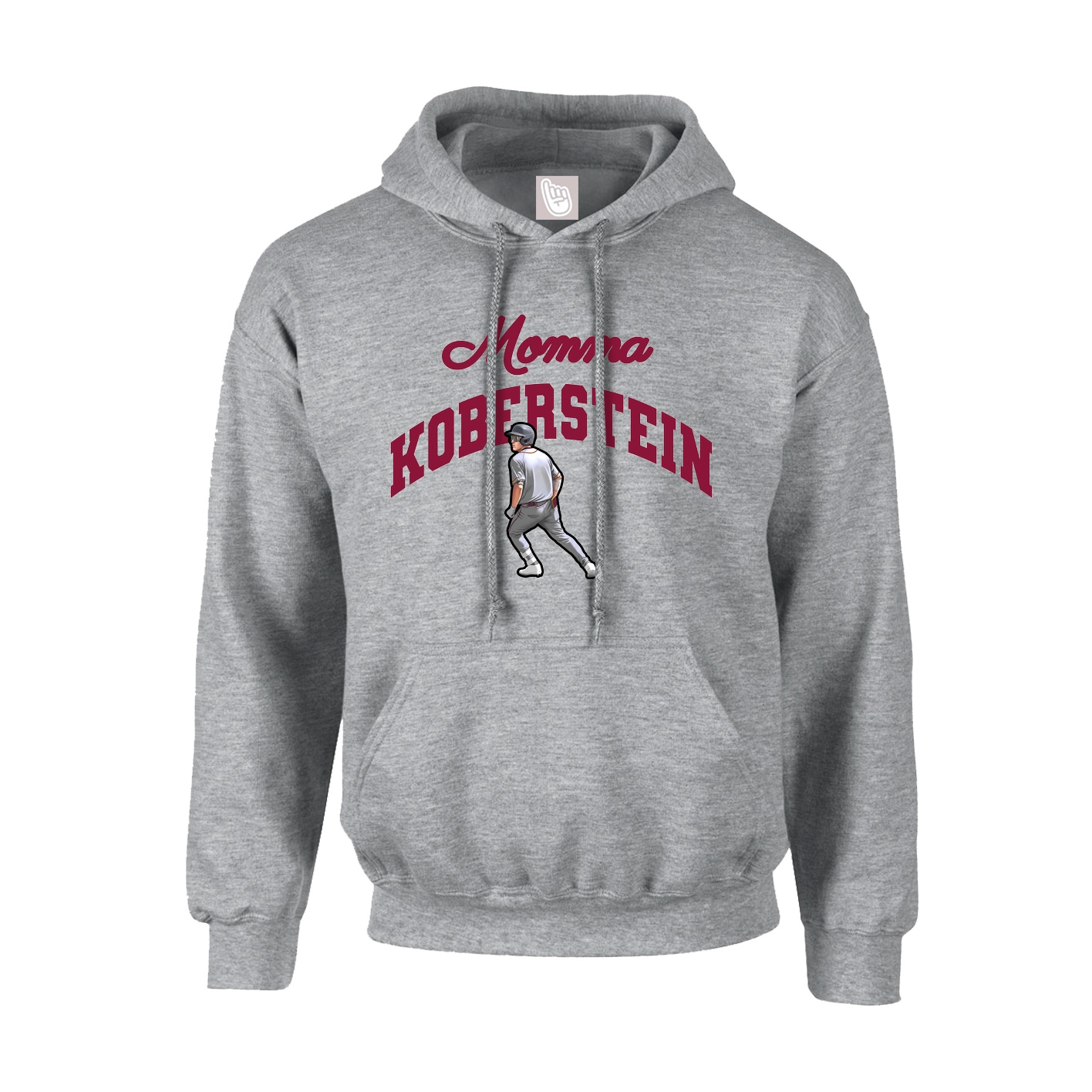 Youth Hoodie — Mothers Day Arch in Grey