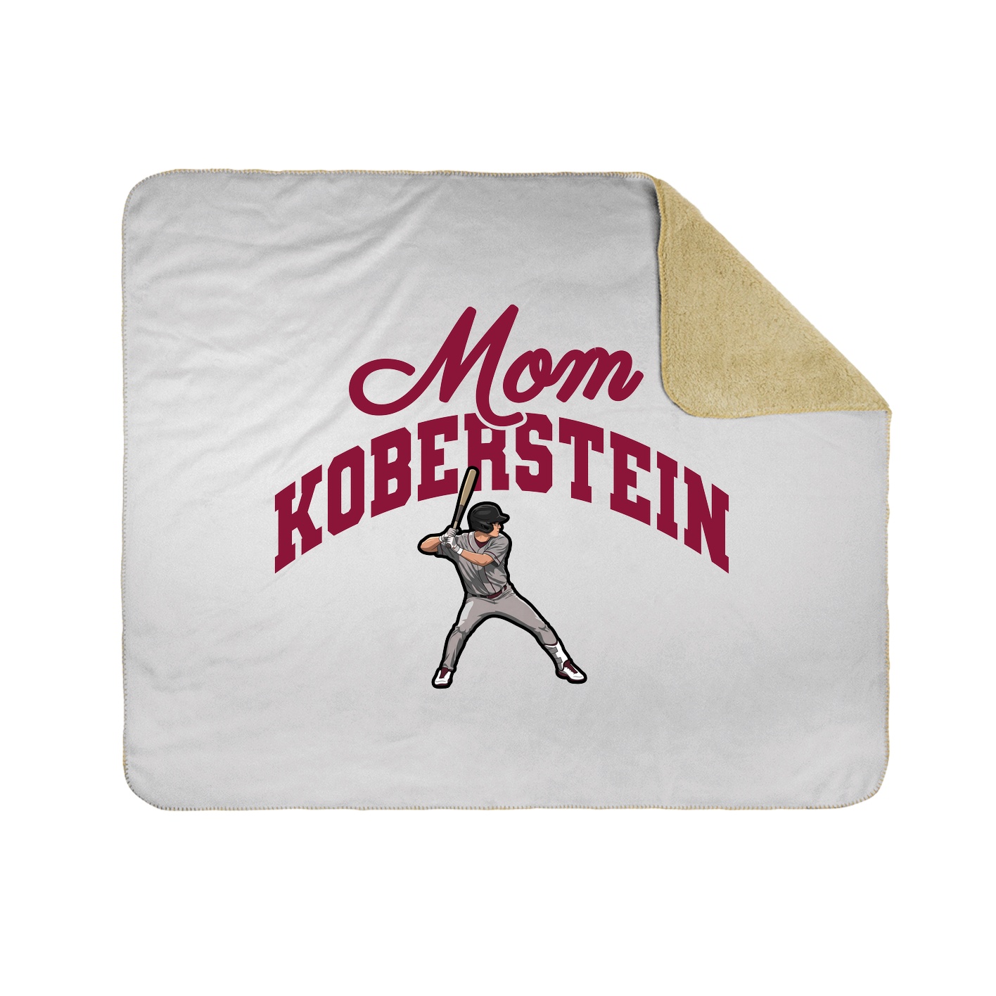 Throw Blanket — Mothers Day Arch in White
