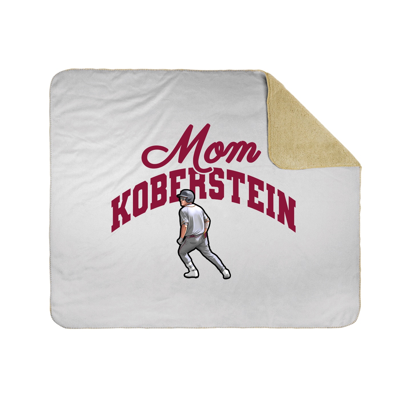 Throw Blanket — Mothers Day Arch in White